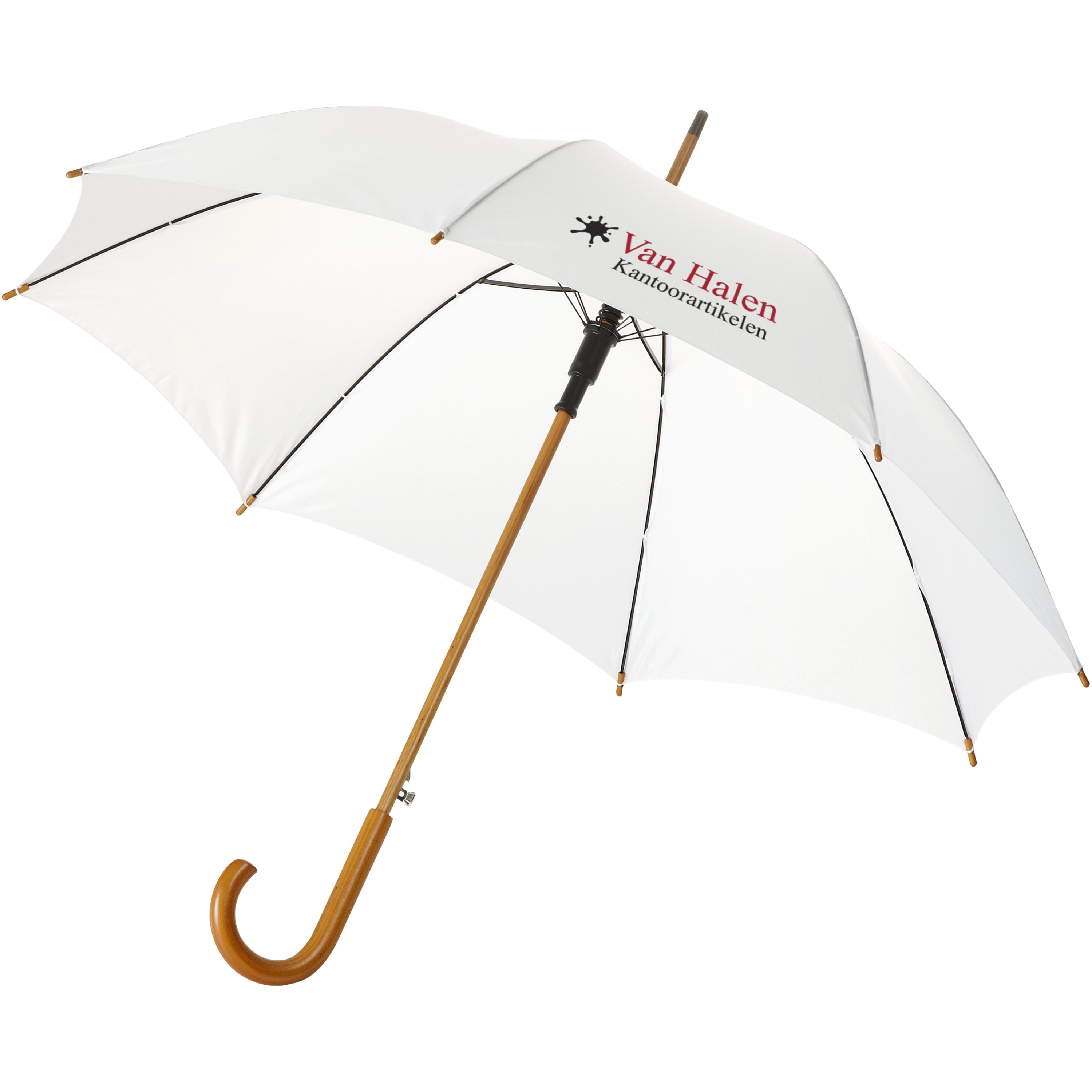 Kyle Wooden Shaft Auto Open Umbrella