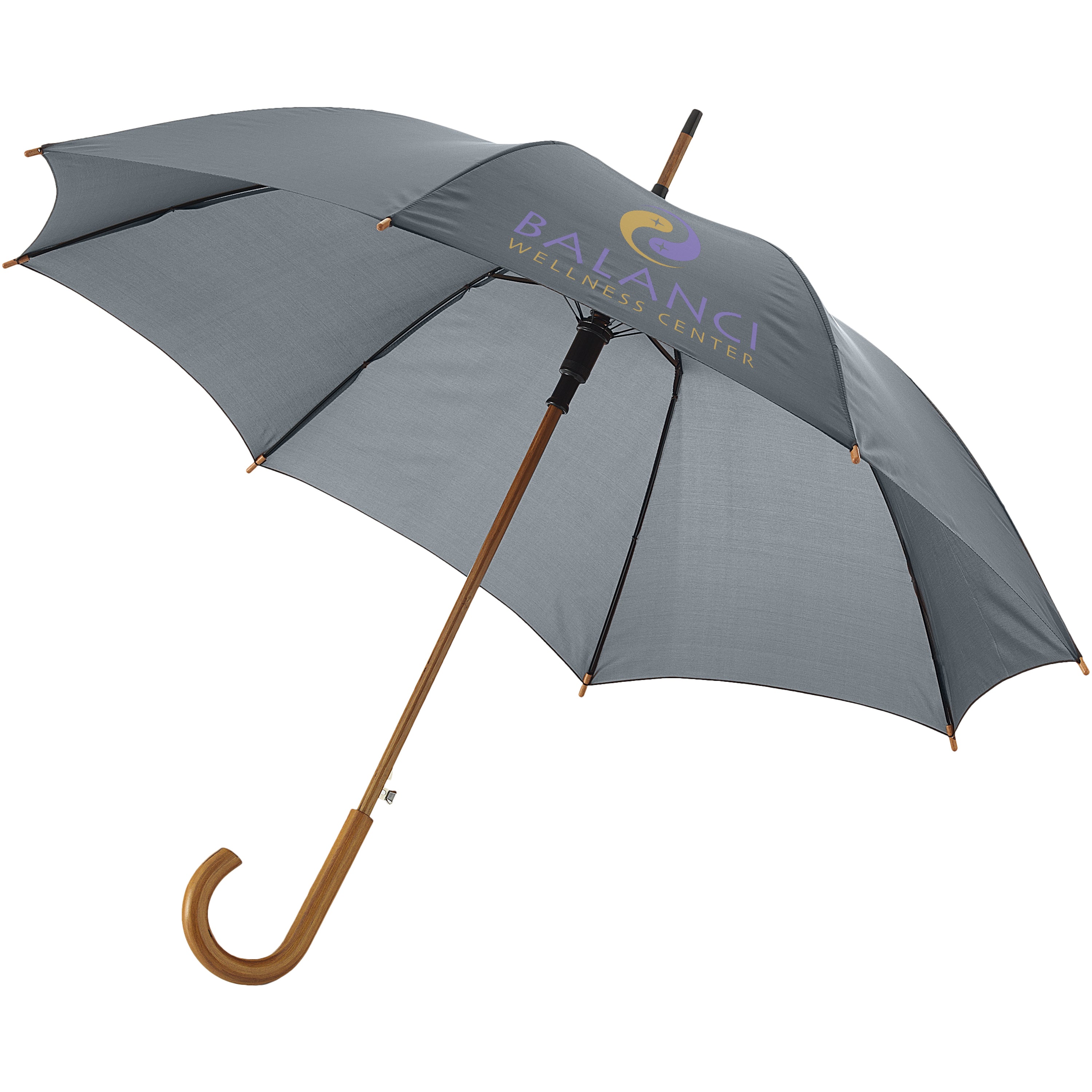 Kyle Wooden Shaft Auto Open Umbrella