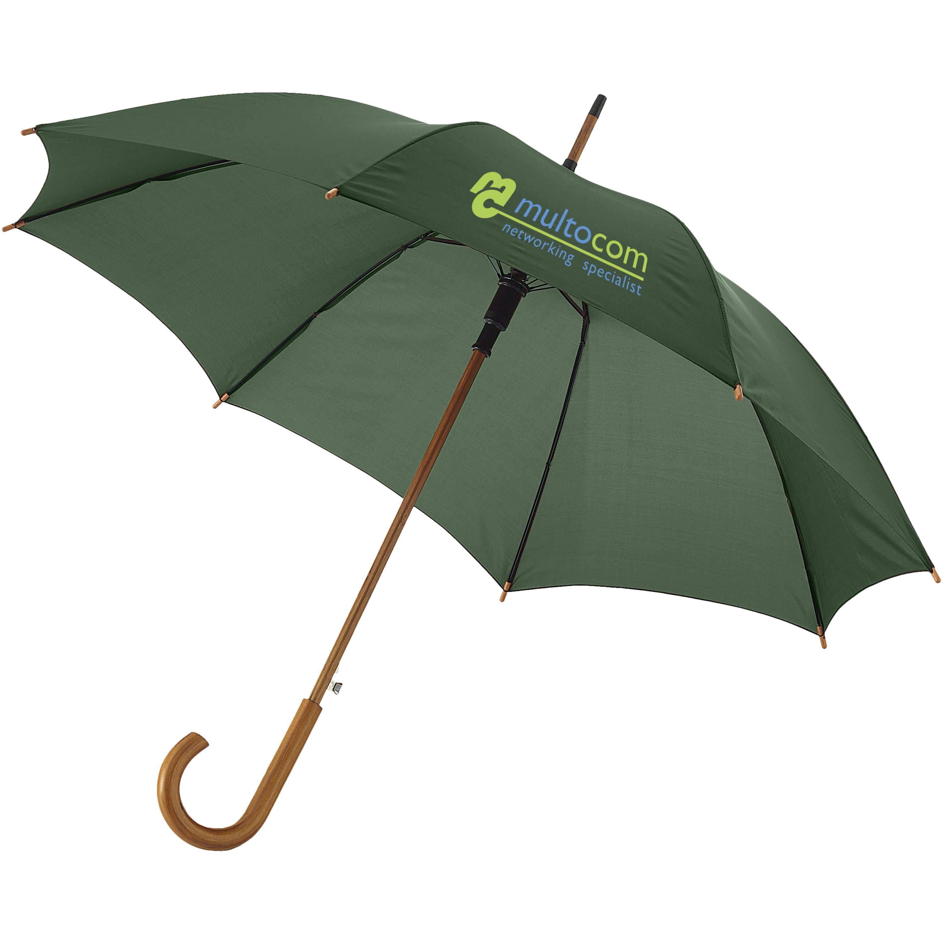 Kyle Wooden Shaft Auto Open Umbrella