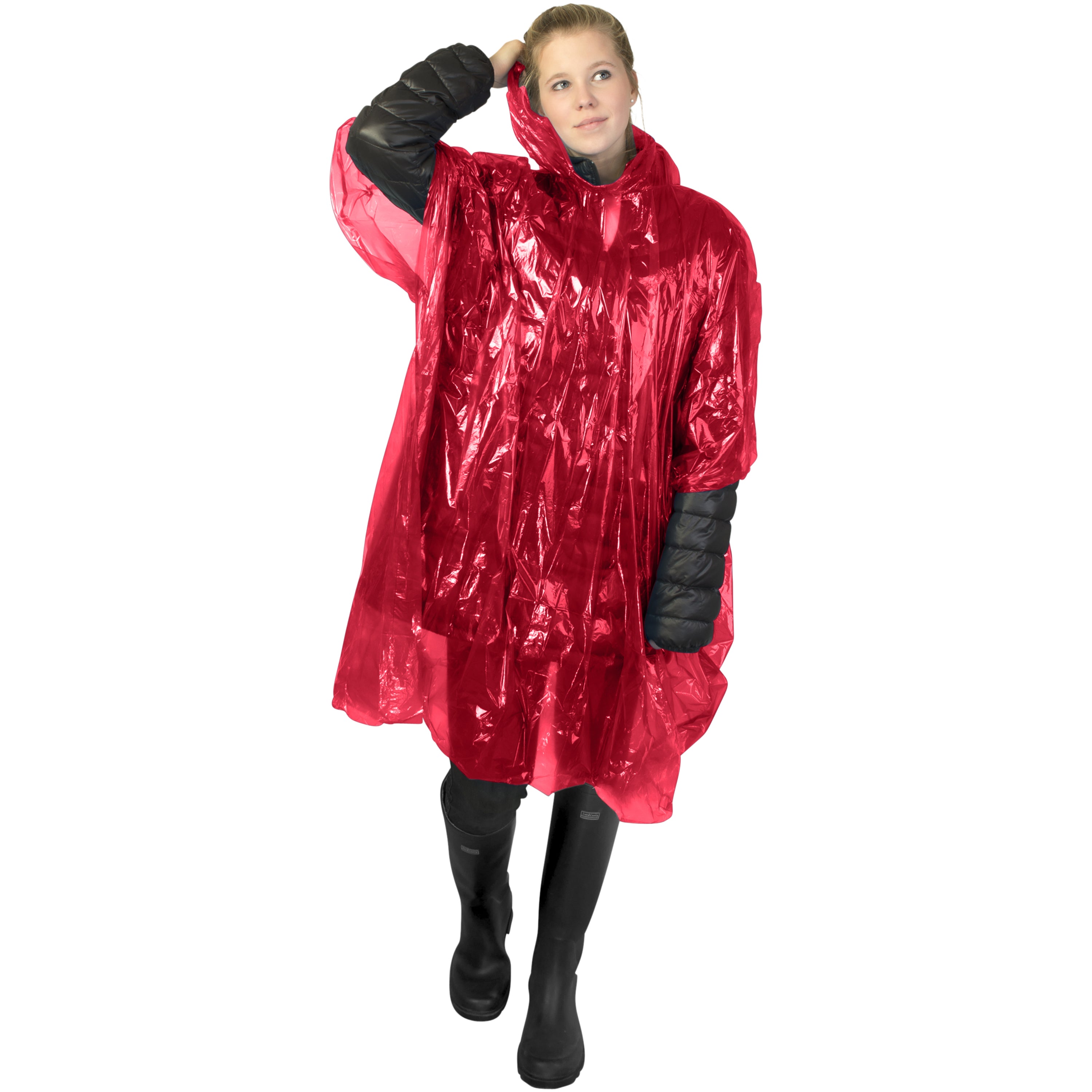 Recycled Plastic Rain Poncho
