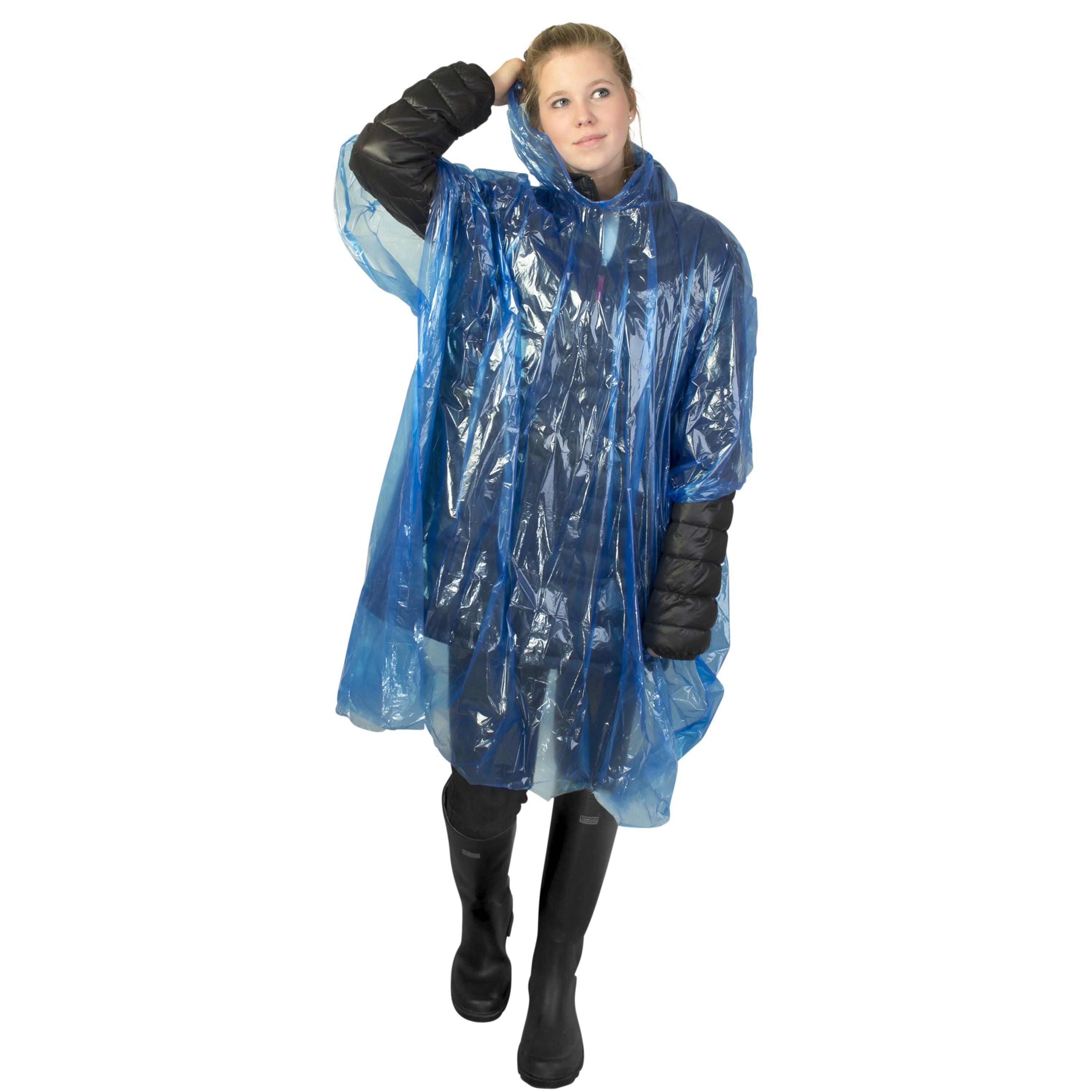 Recycled Plastic Rain Poncho