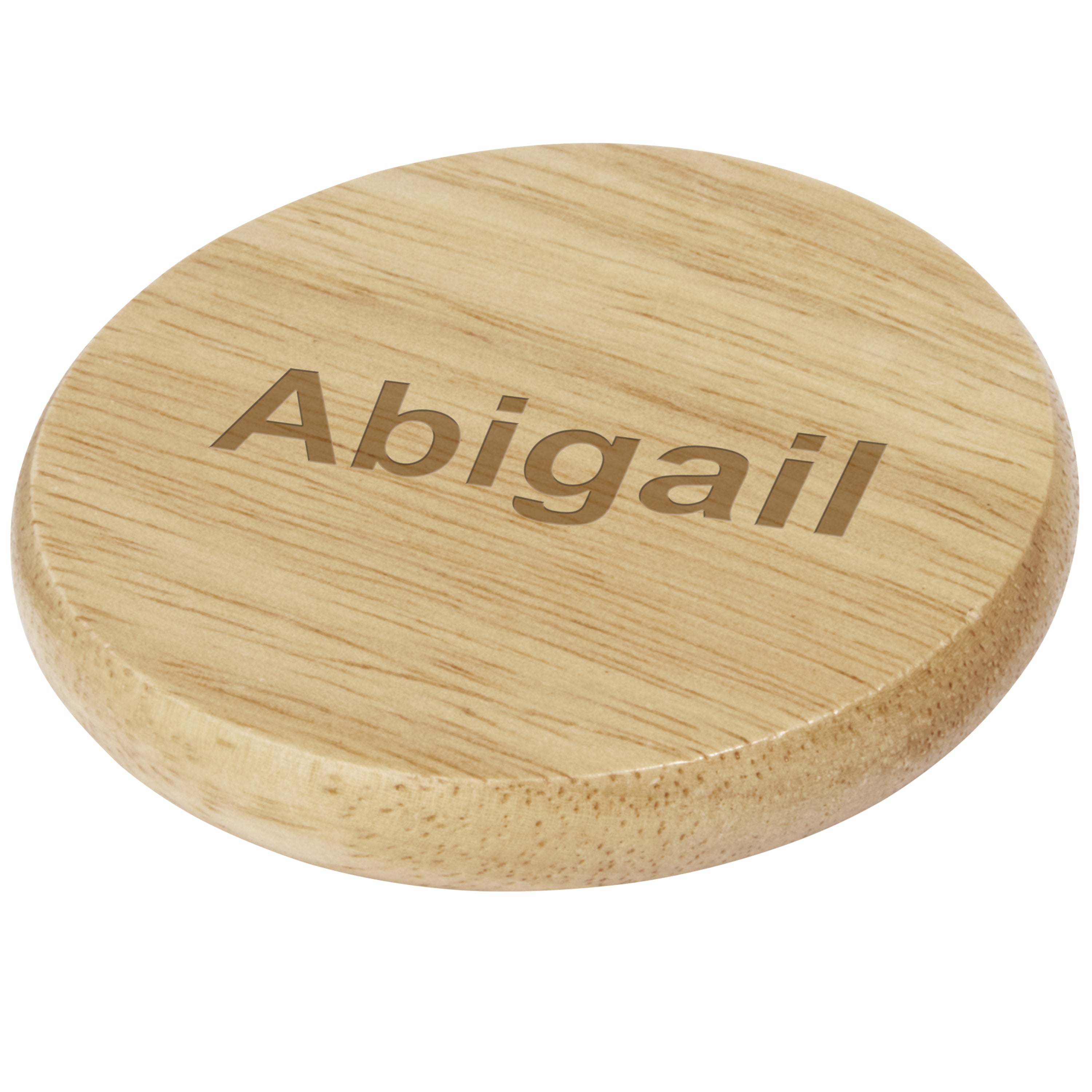 Round Wooden Bottle Opener Coaster