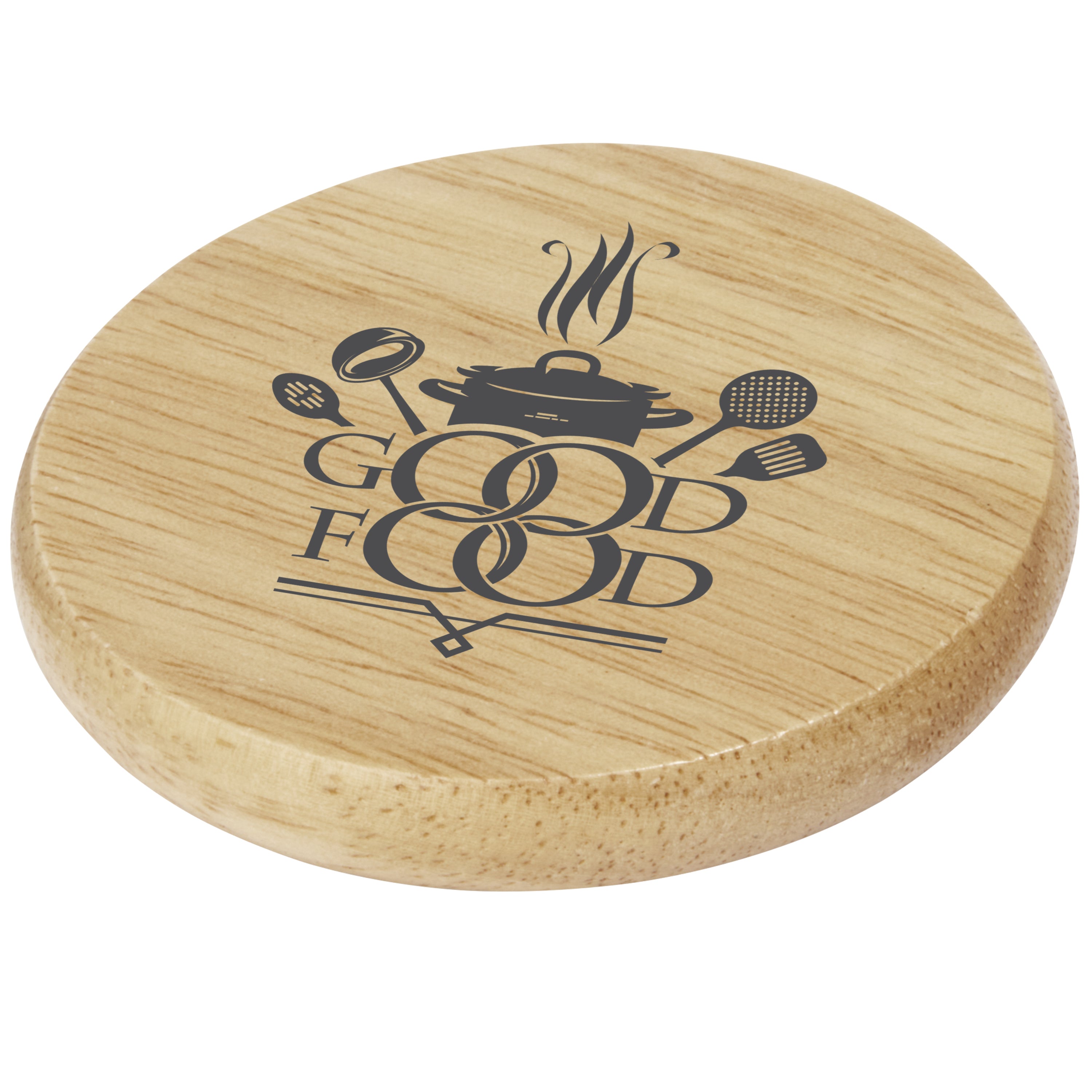 Round Wooden Bottle Opener Coaster