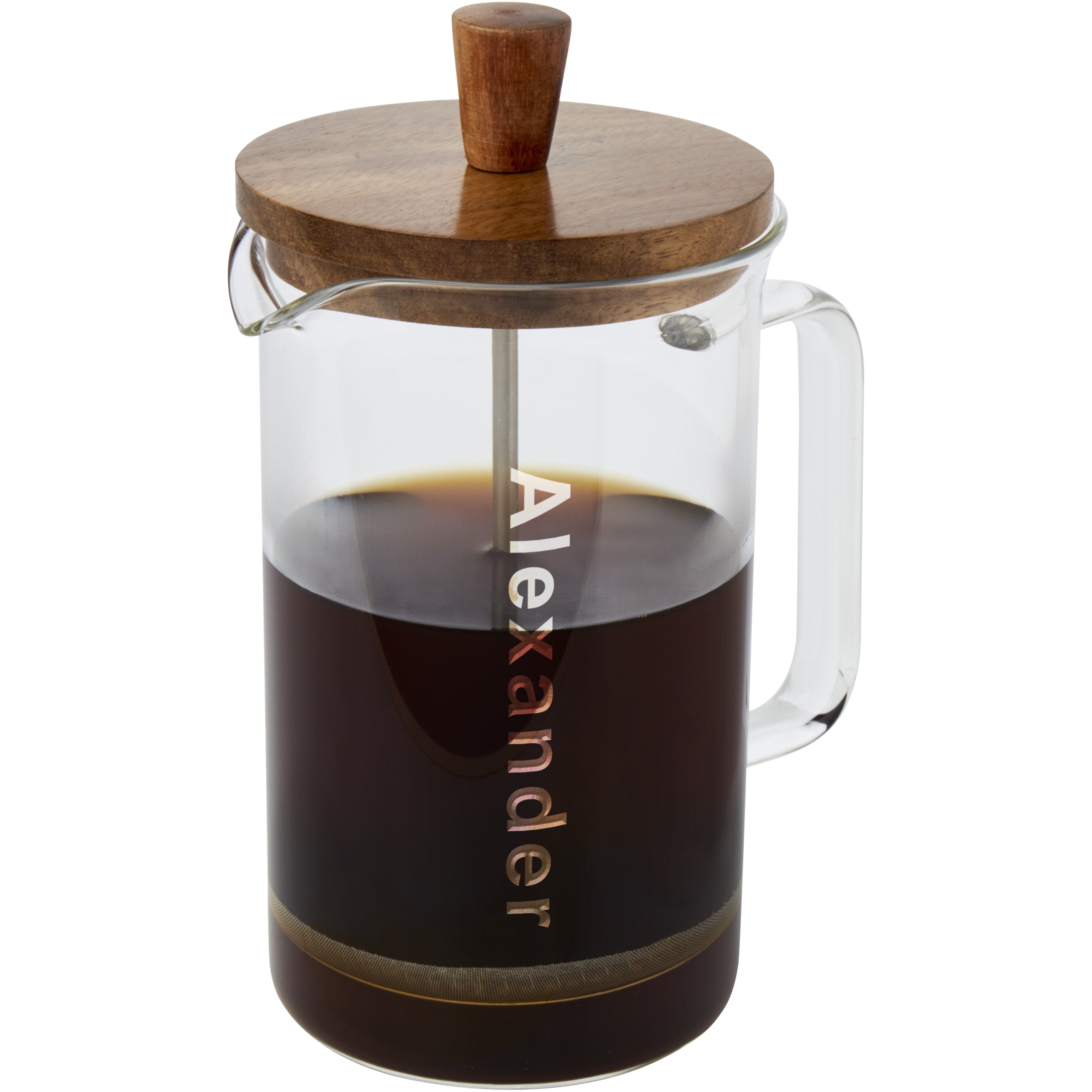 Coffee Press with Acacia Wood Lid