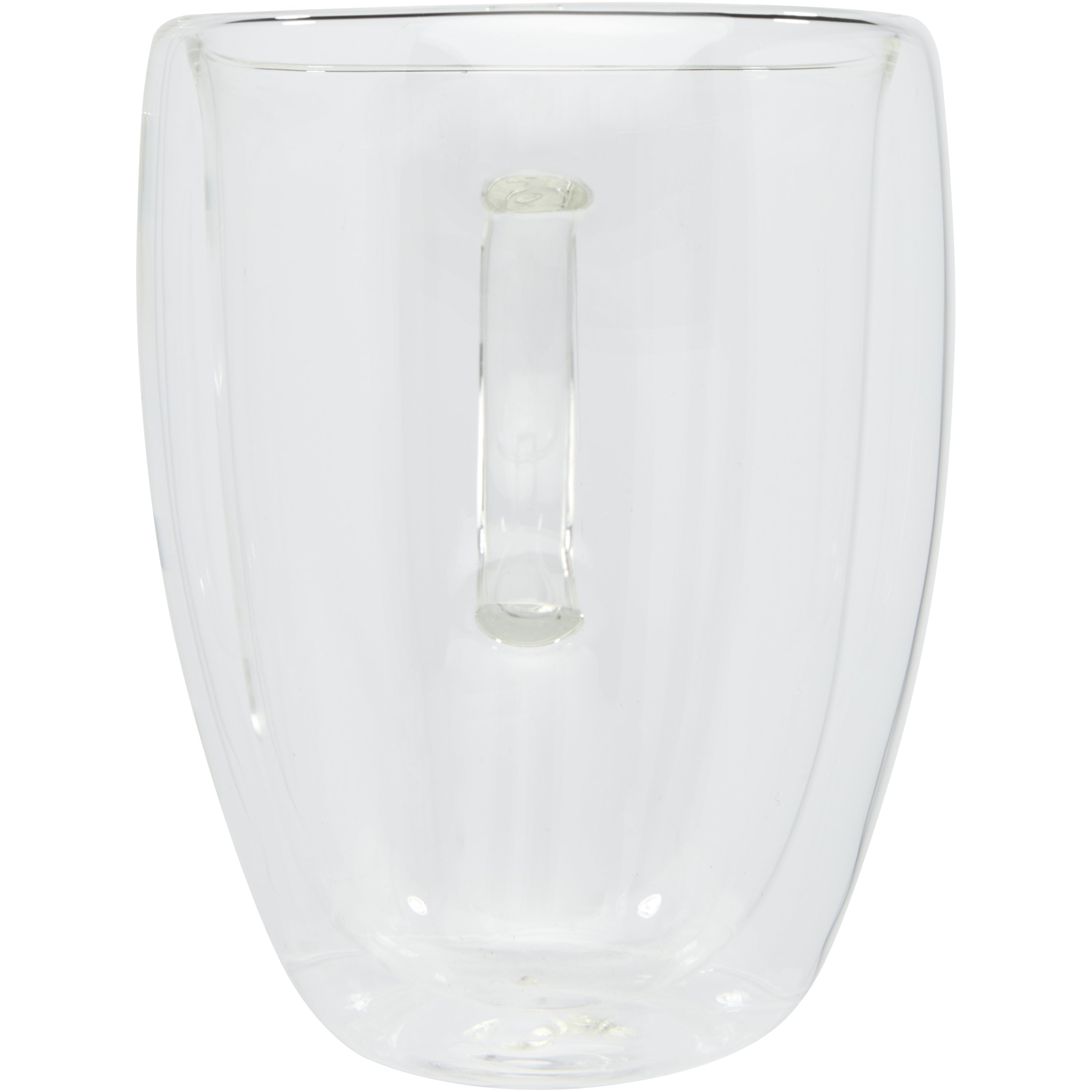 2 Thermal Glass Cup and Bamboo Coaster Sets