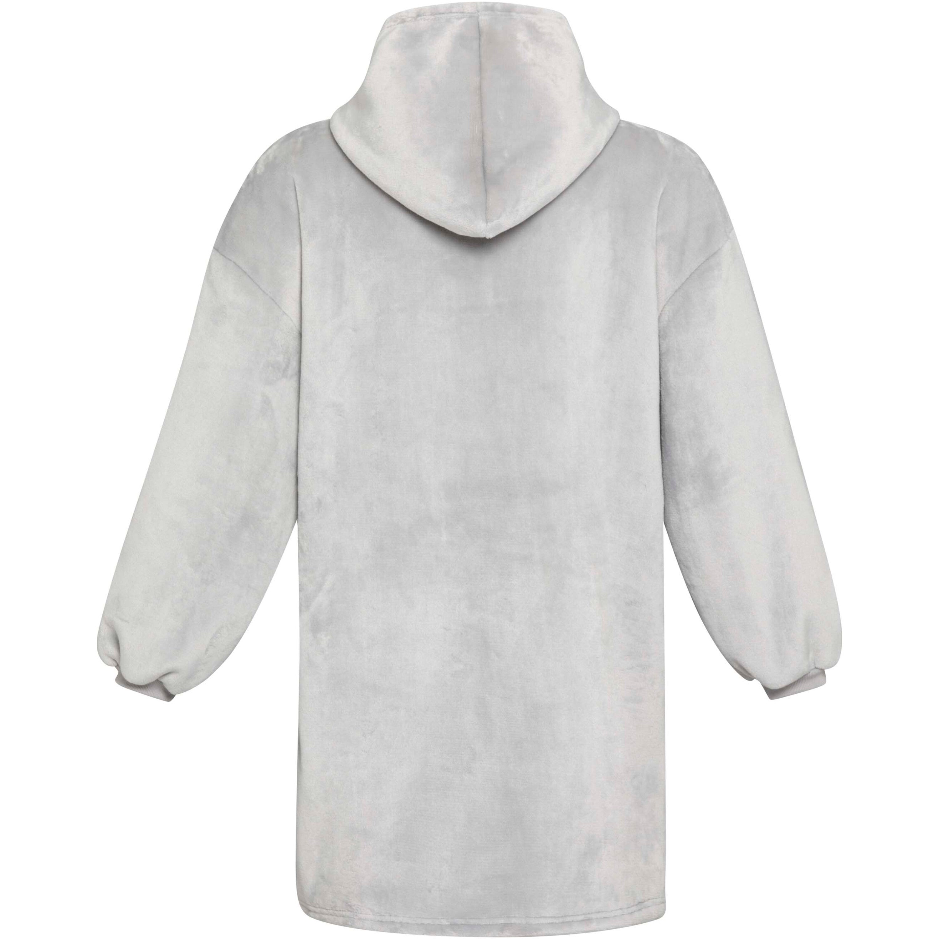 Recycled Polyester Flannel Blanket Hoodie