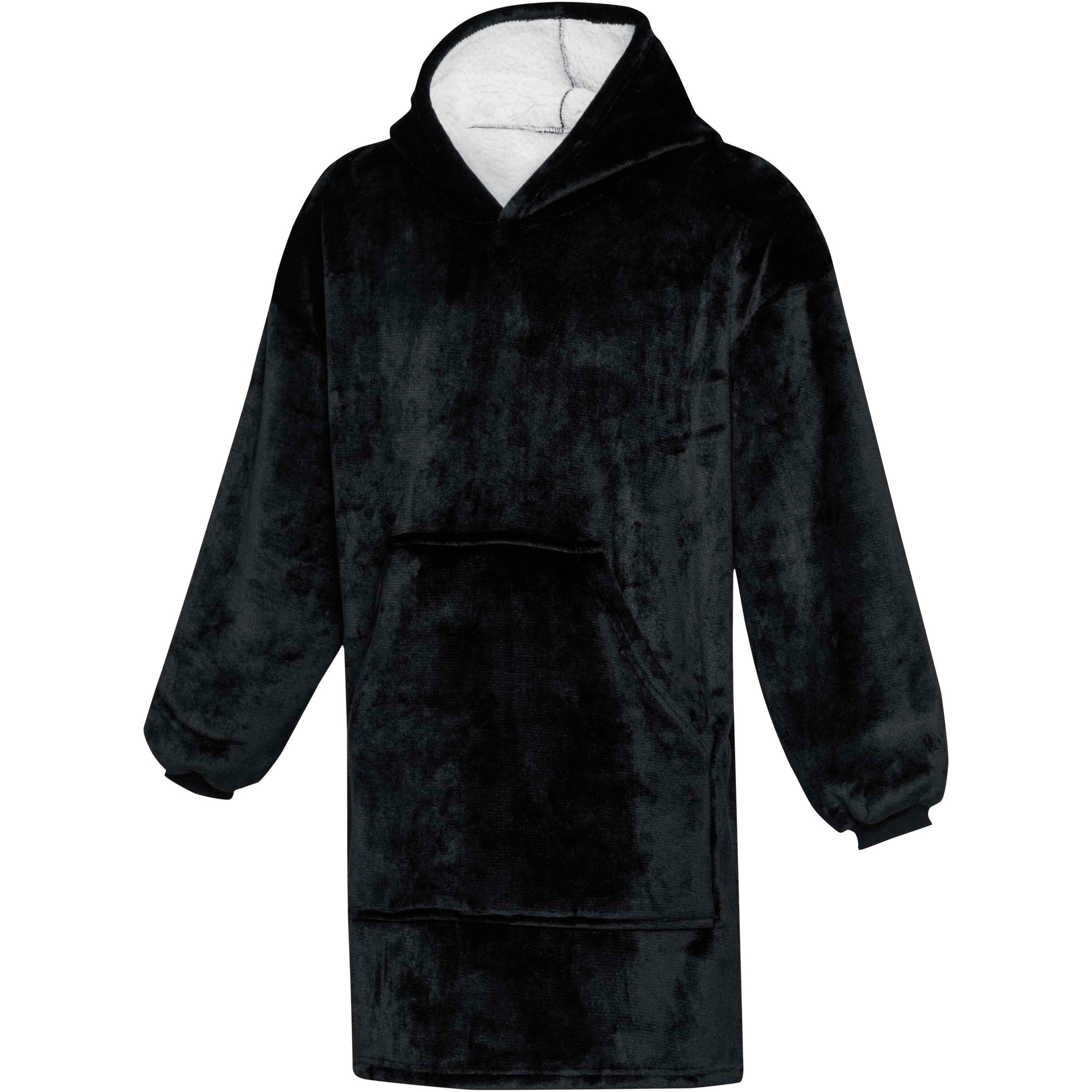 Recycled Polyester Flannel Blanket Hoodie