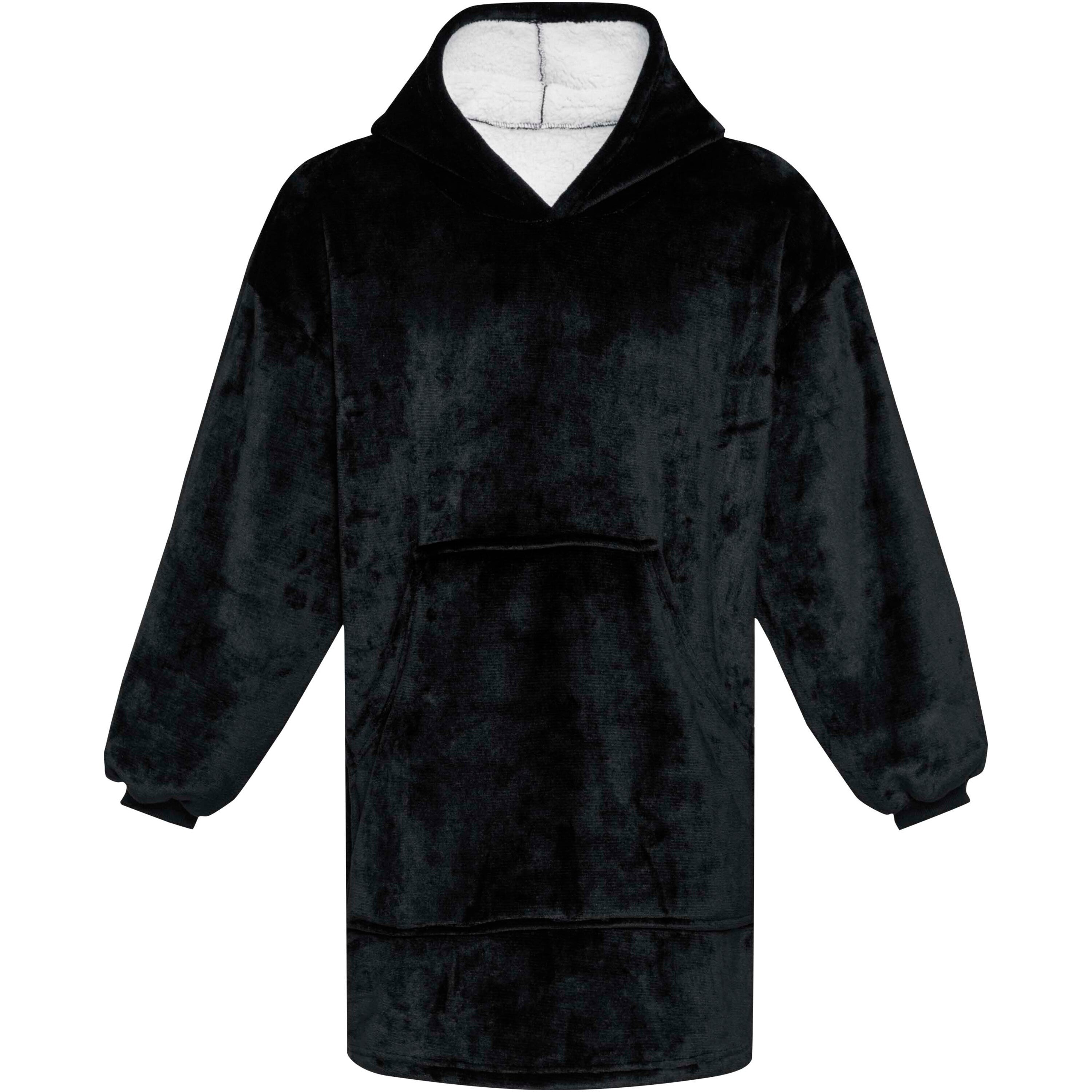 Recycled Polyester Flannel Blanket Hoodie