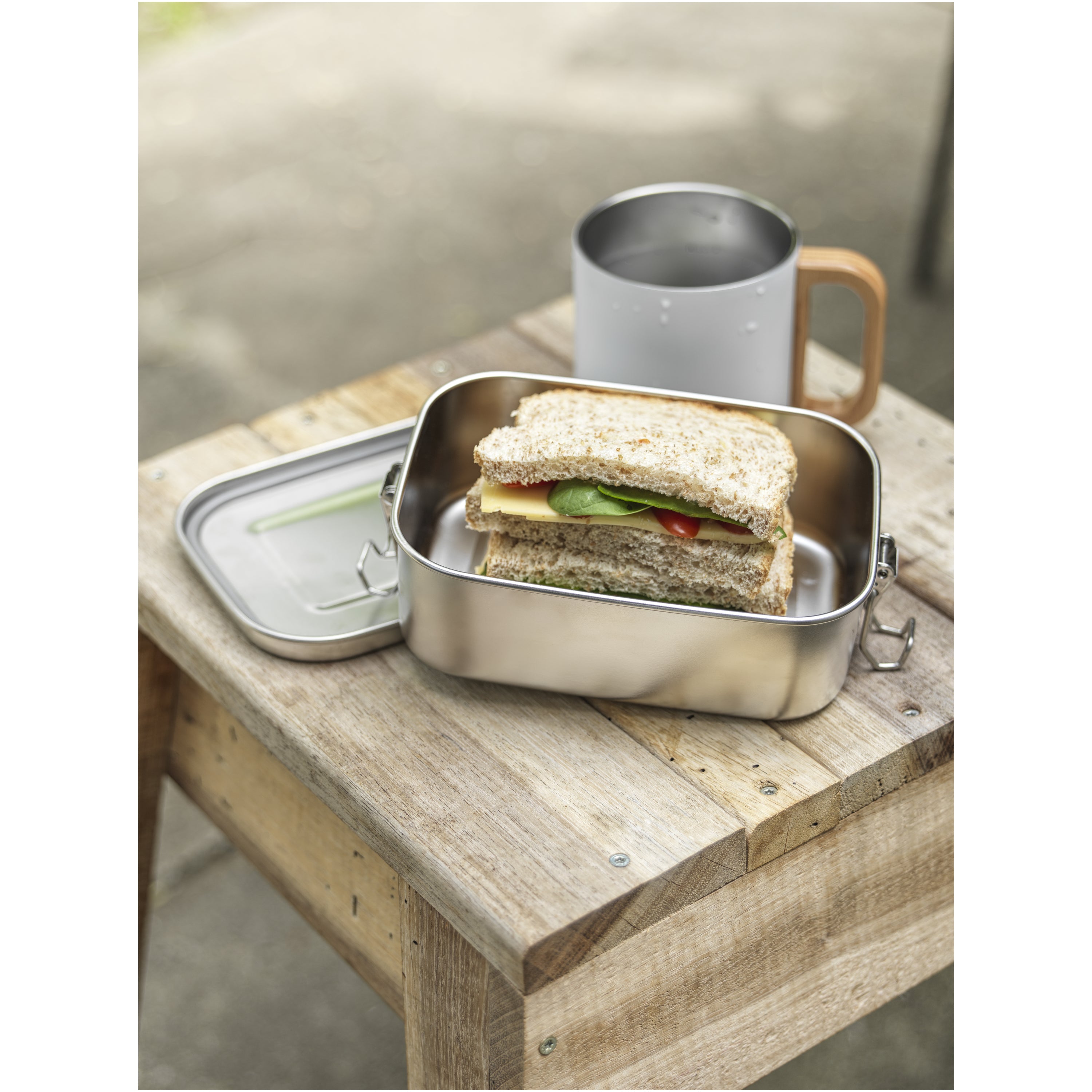 Titan Recycled Stainless Steel Lunch Box