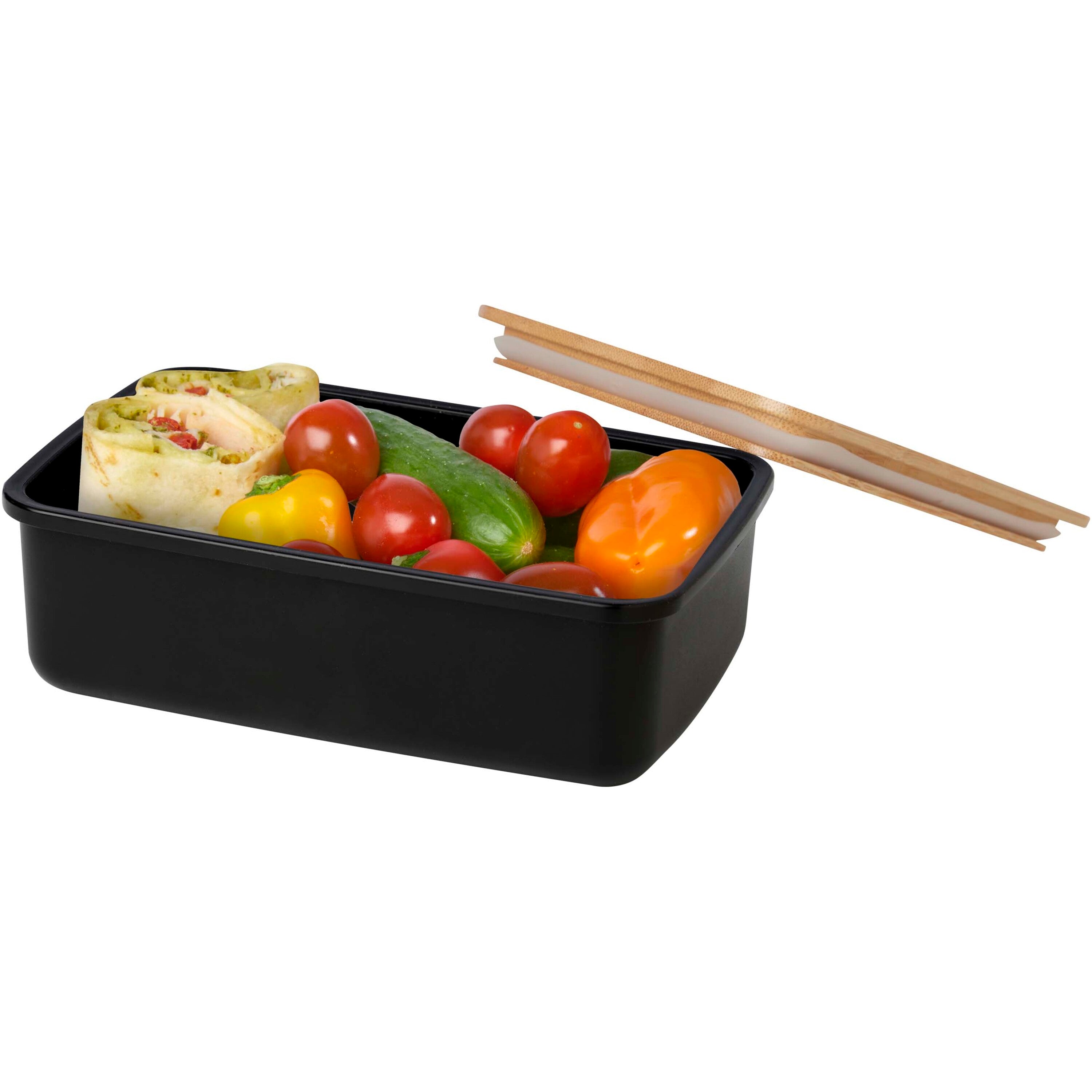 Recycled Plastic Bamboo Lid Lunch Box
