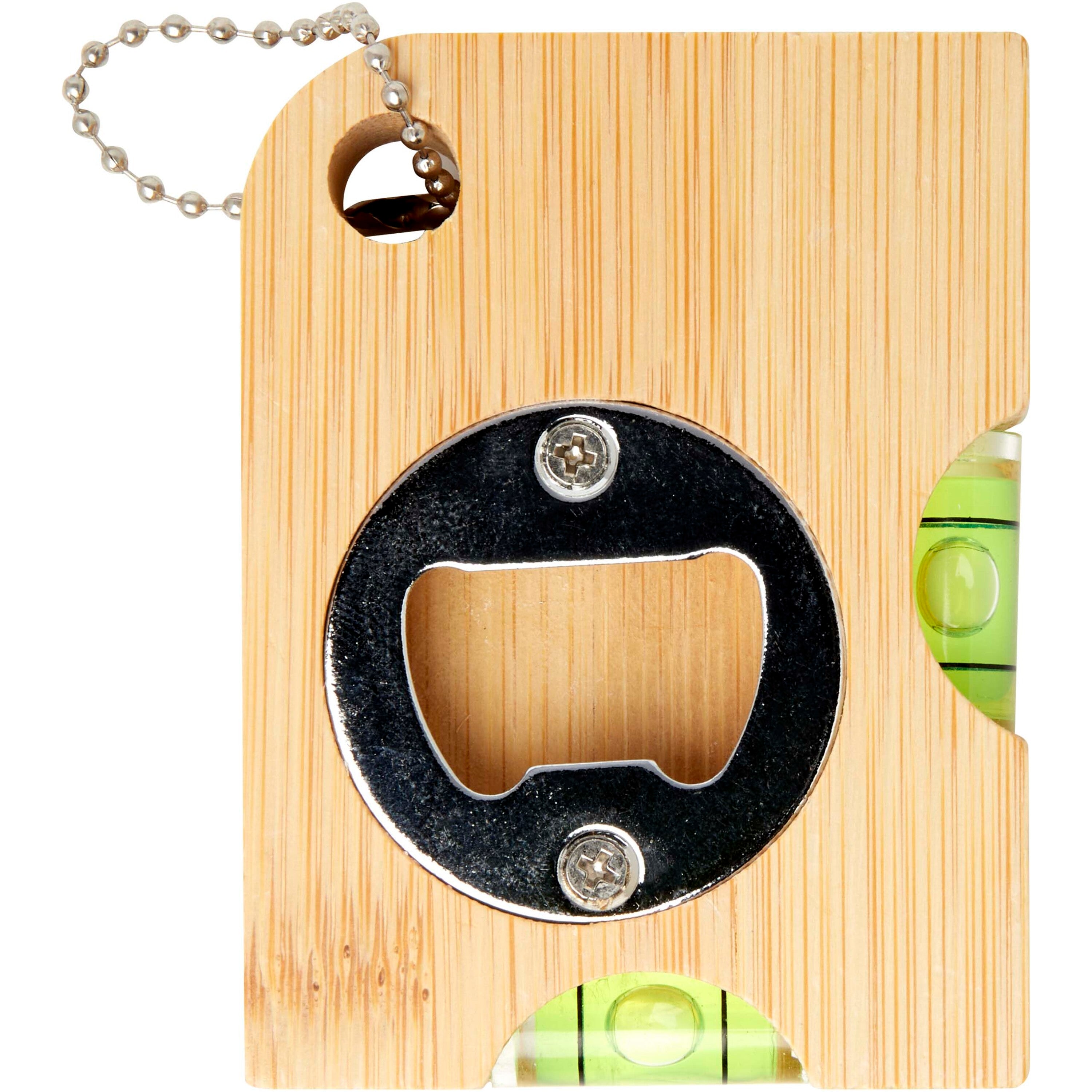 Levo Bamboo Spirit Level Bottle Opener
