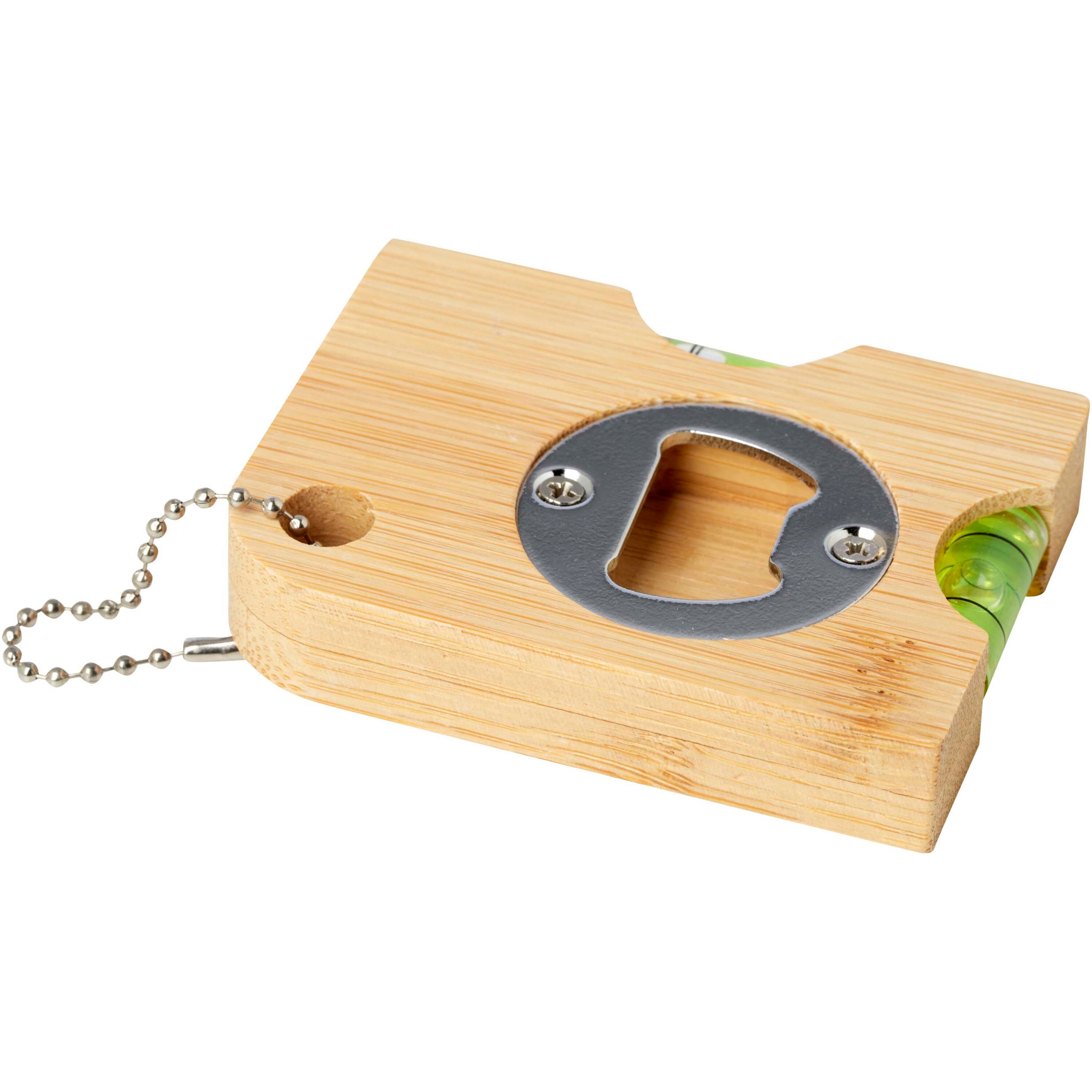 Levo Bamboo Spirit Level Bottle Opener