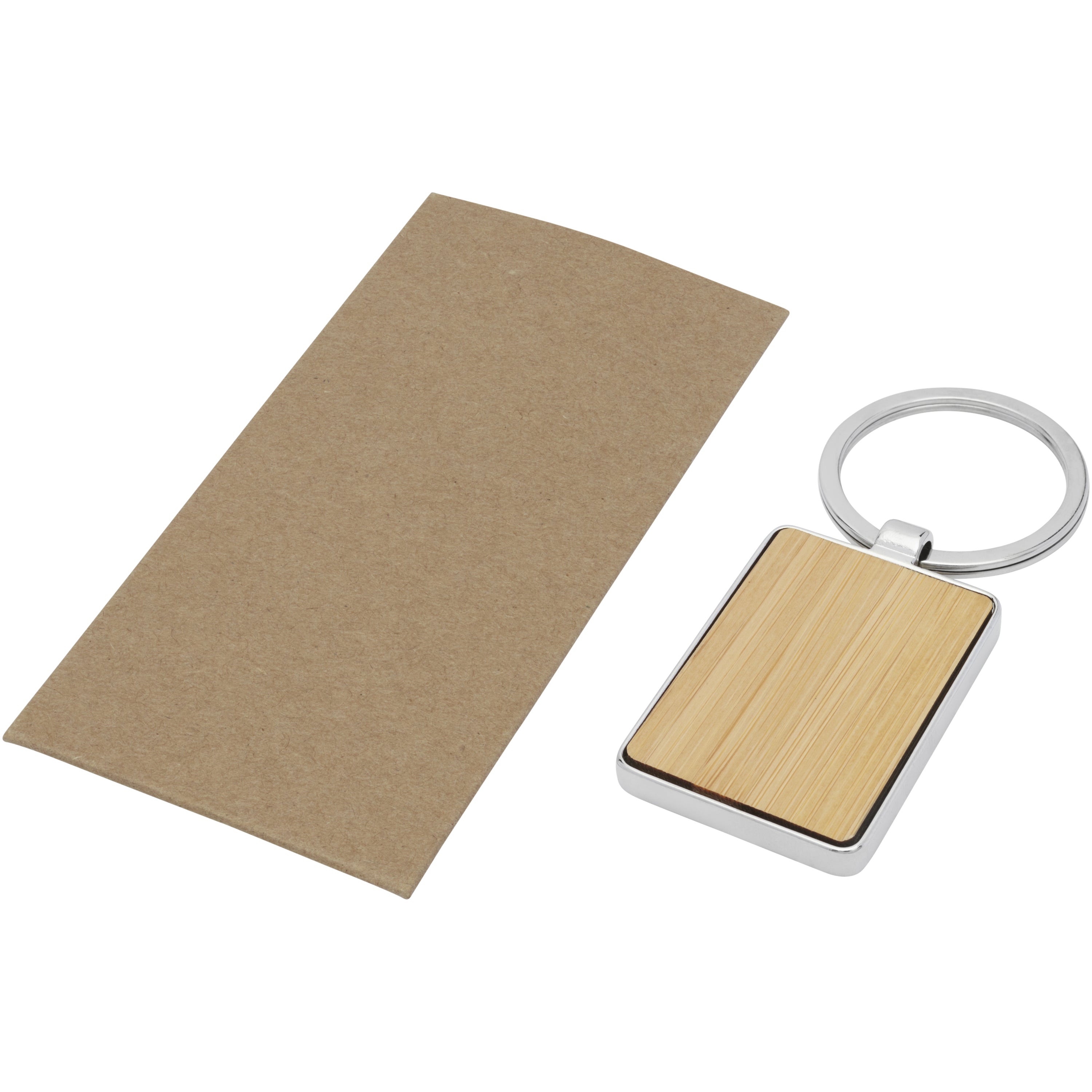 Neta Bamboo Rectangular Keyring