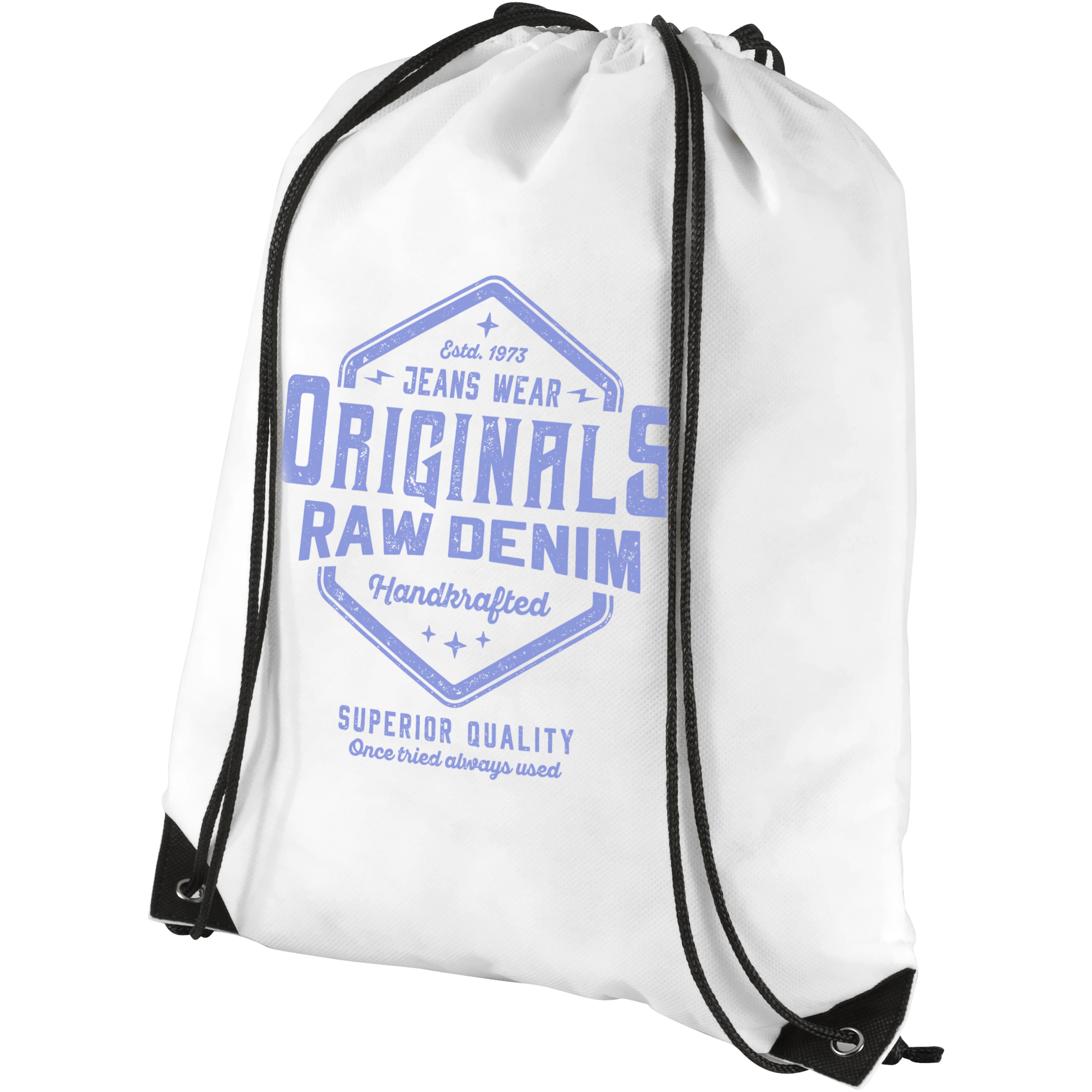 Evergreen Non-Woven Drawstring Bag