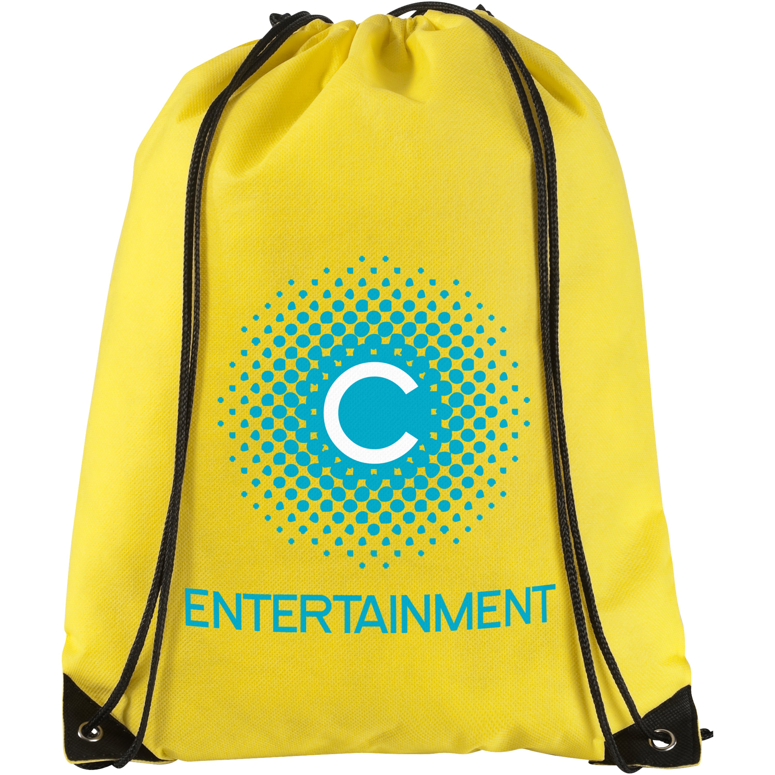 Evergreen Non-Woven Drawstring Bag