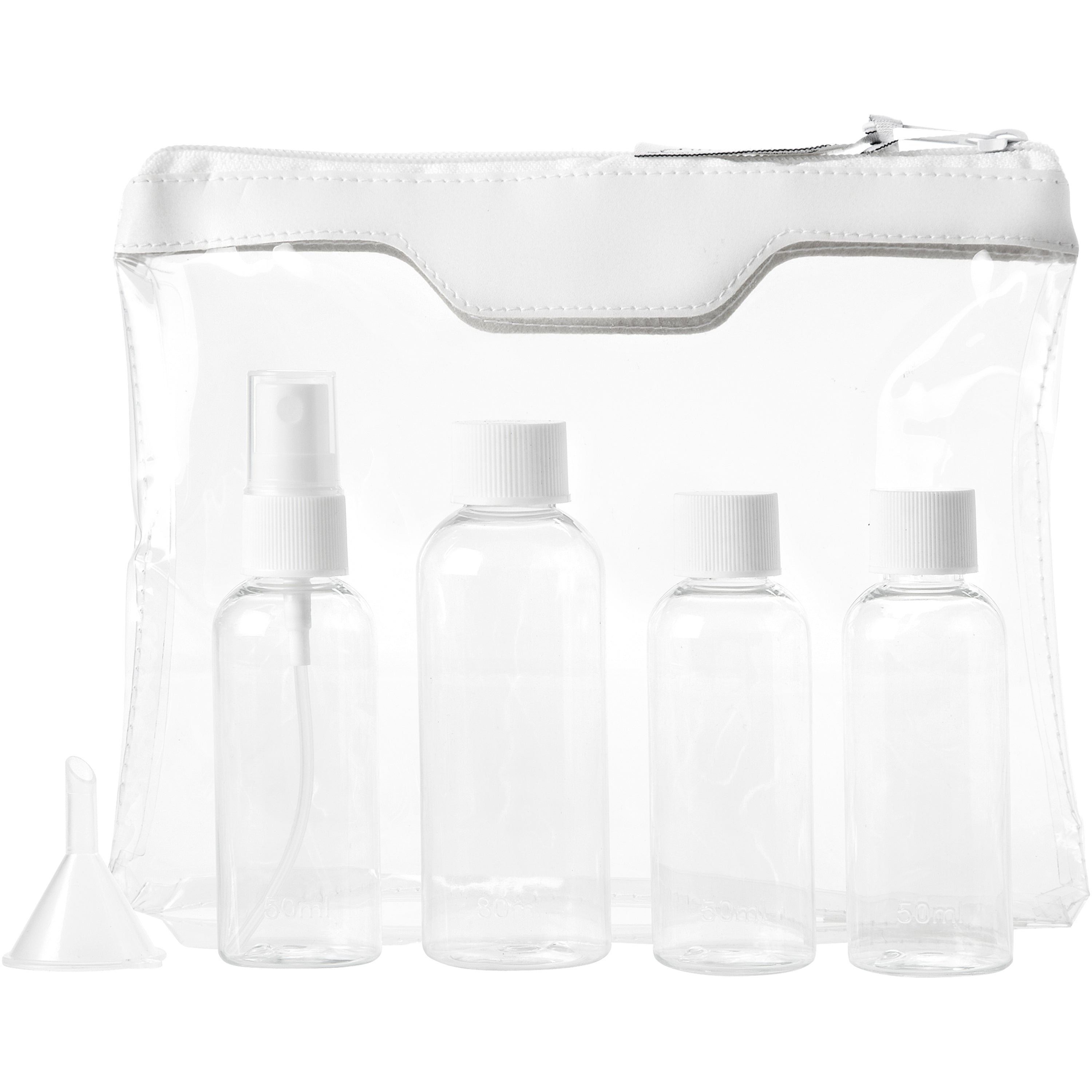Airline Approved Travel Bottle Toiletry Bag Set