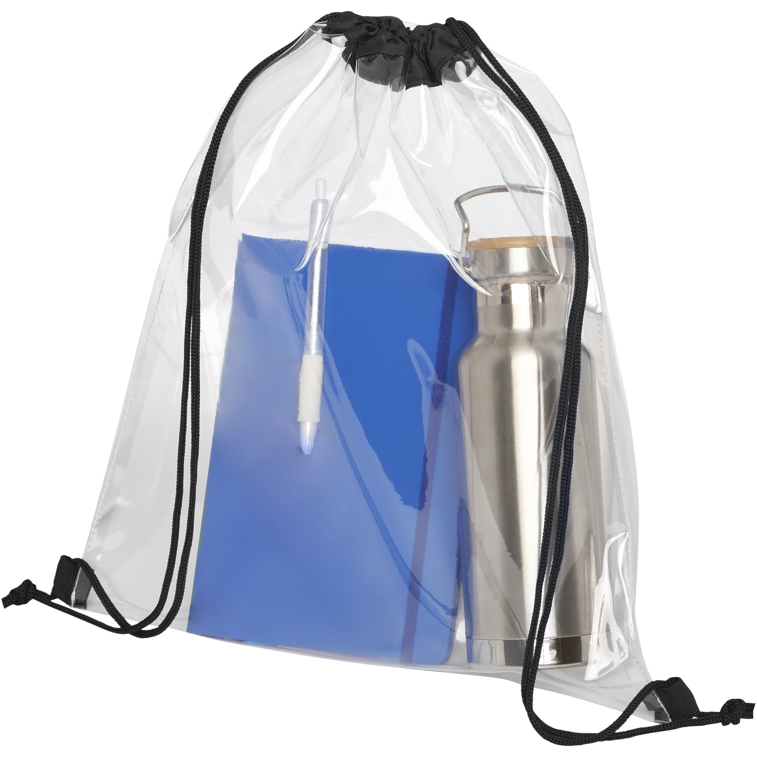 Lancaster Transparent Drawstring Bag