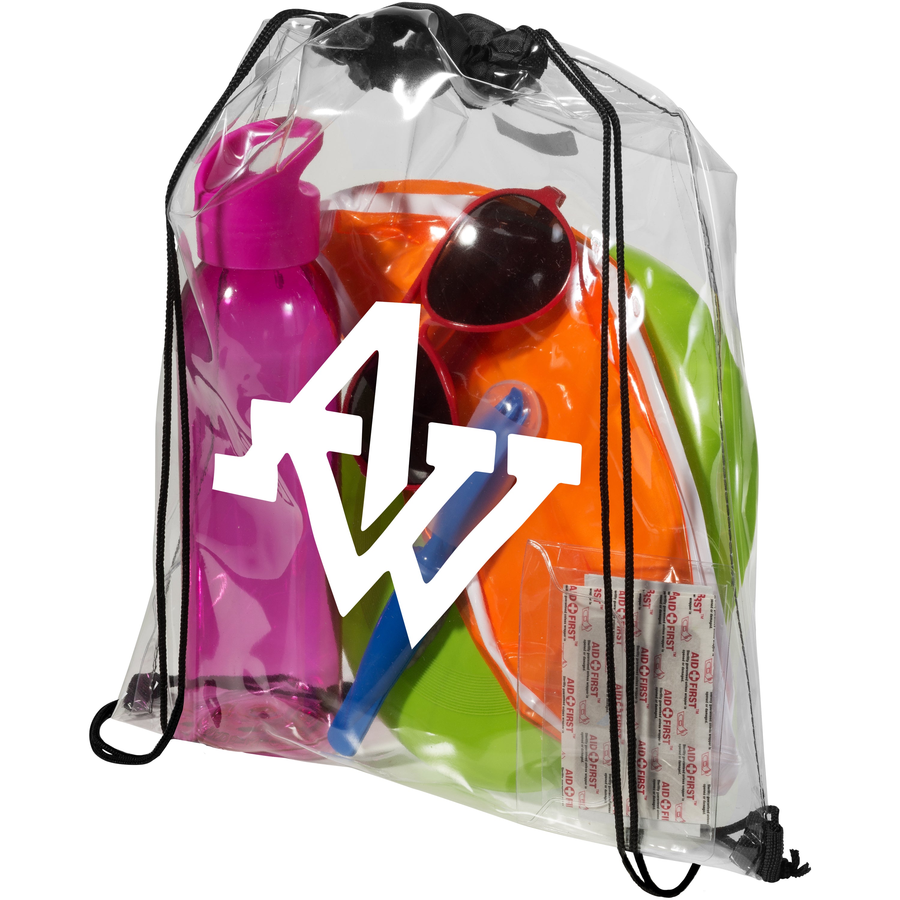 Lancaster Transparent Drawstring Bag