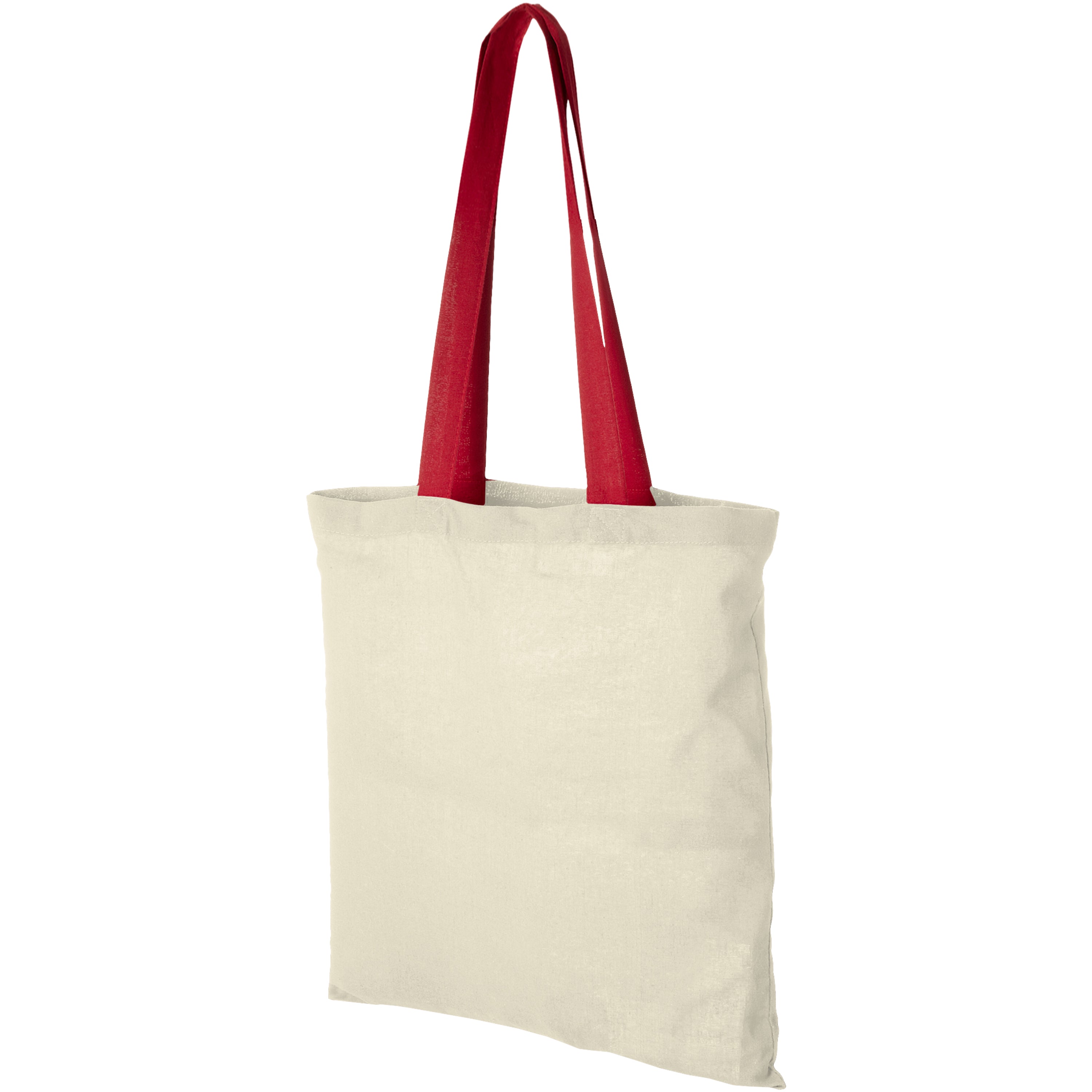 Nevada Cotton Tote with Coloured Handles