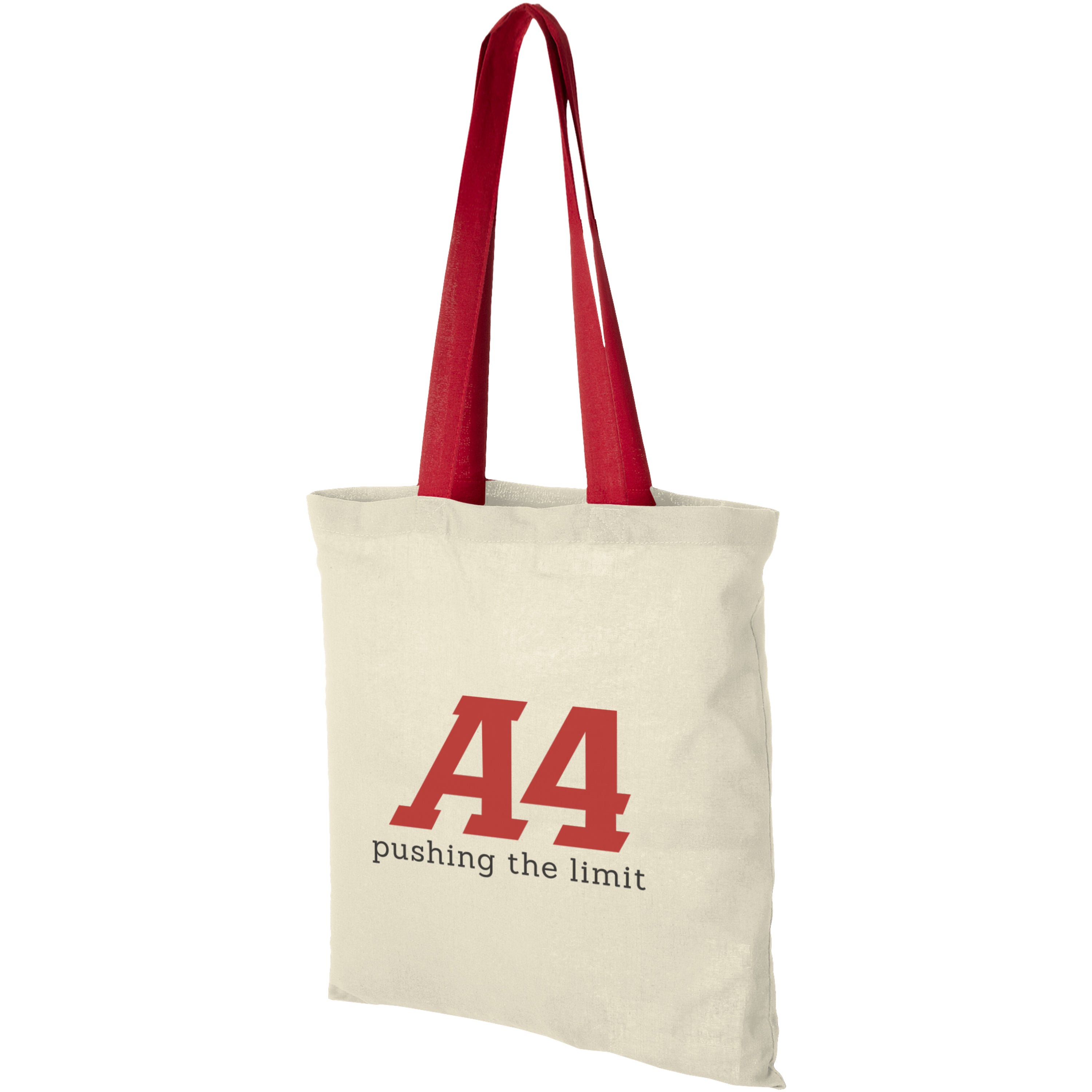 Nevada Cotton Tote with Coloured Handles