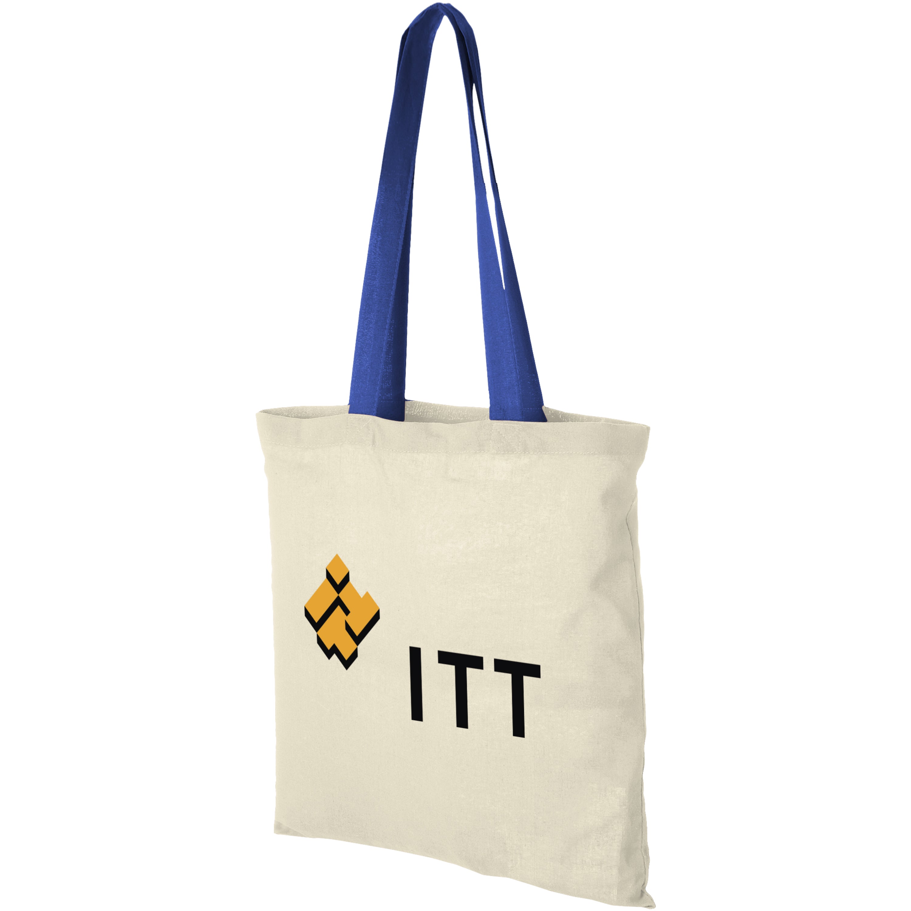 Nevada Cotton Tote with Coloured Handles