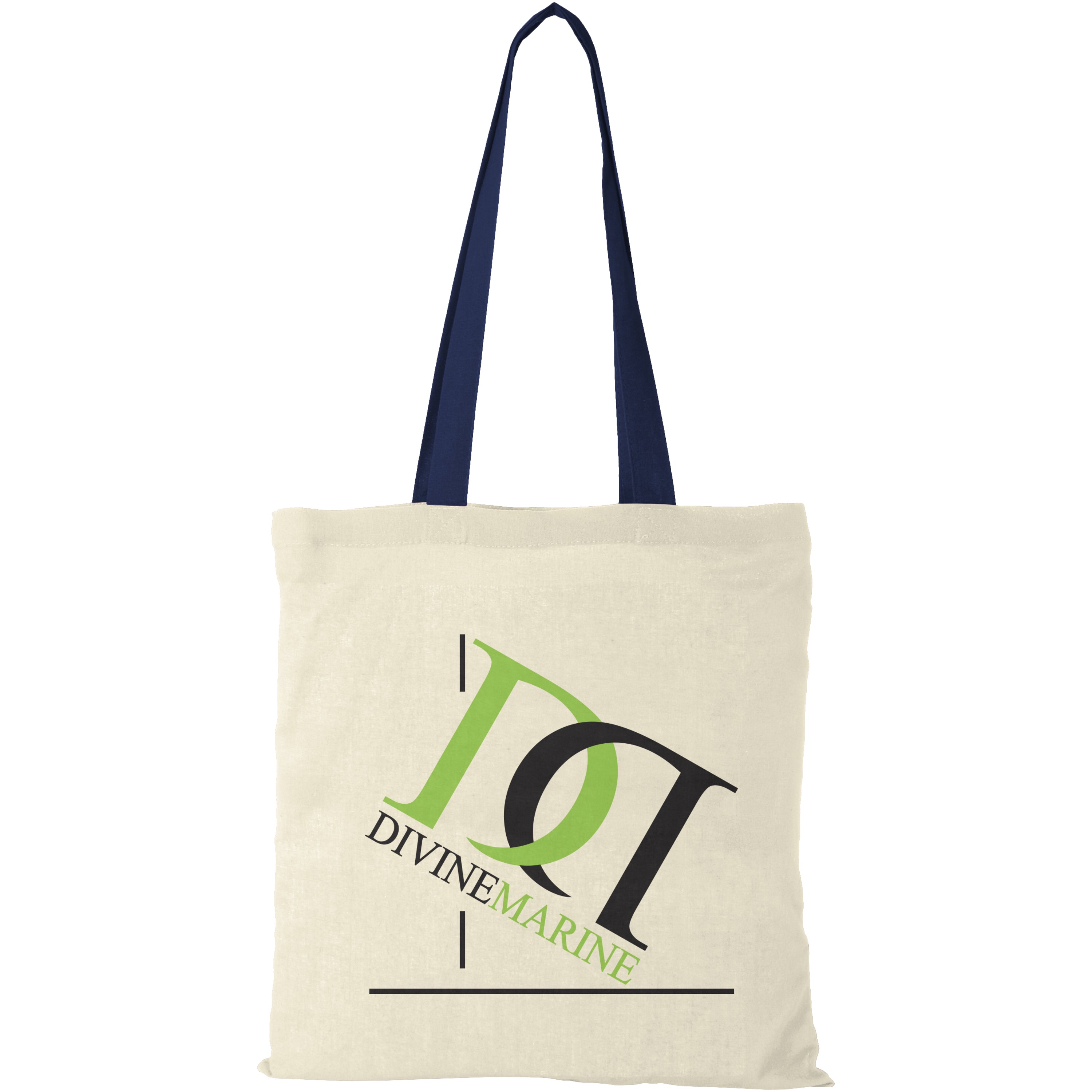 Nevada Cotton Tote with Coloured Handles