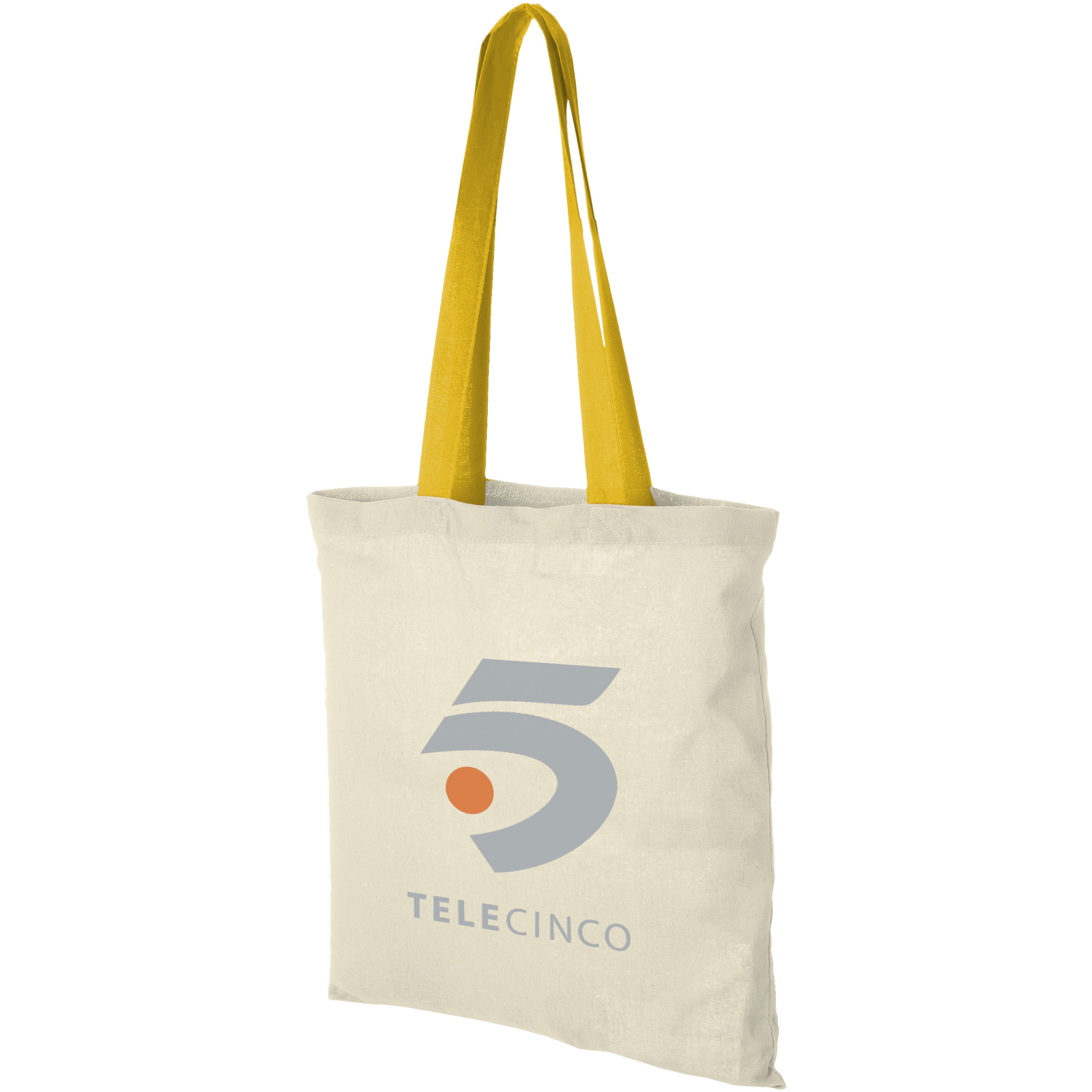 Nevada Cotton Tote with Coloured Handles