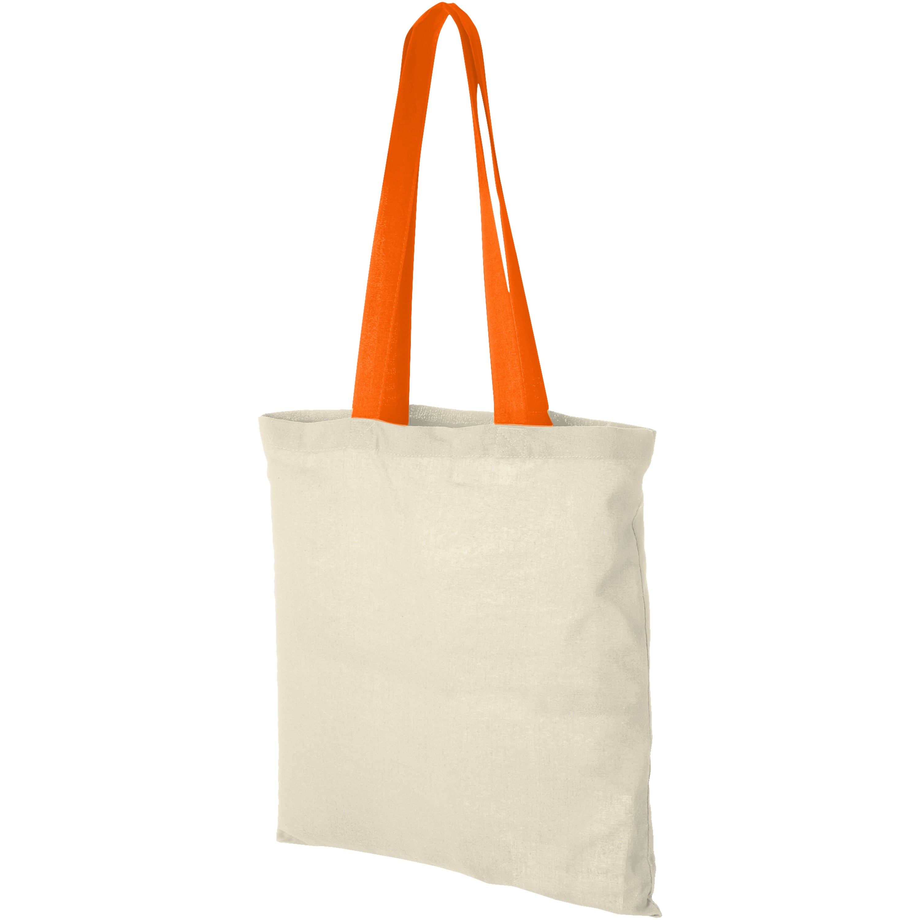 Nevada Cotton Tote with Coloured Handles