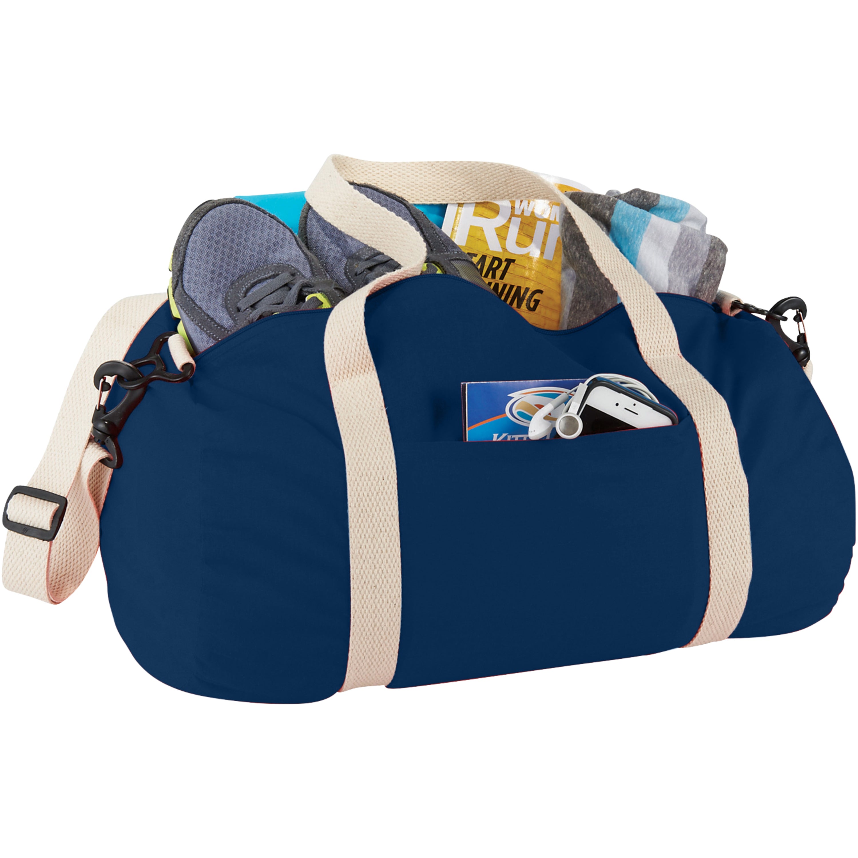 Cochichuate Cotton Barrel Duffle Bag