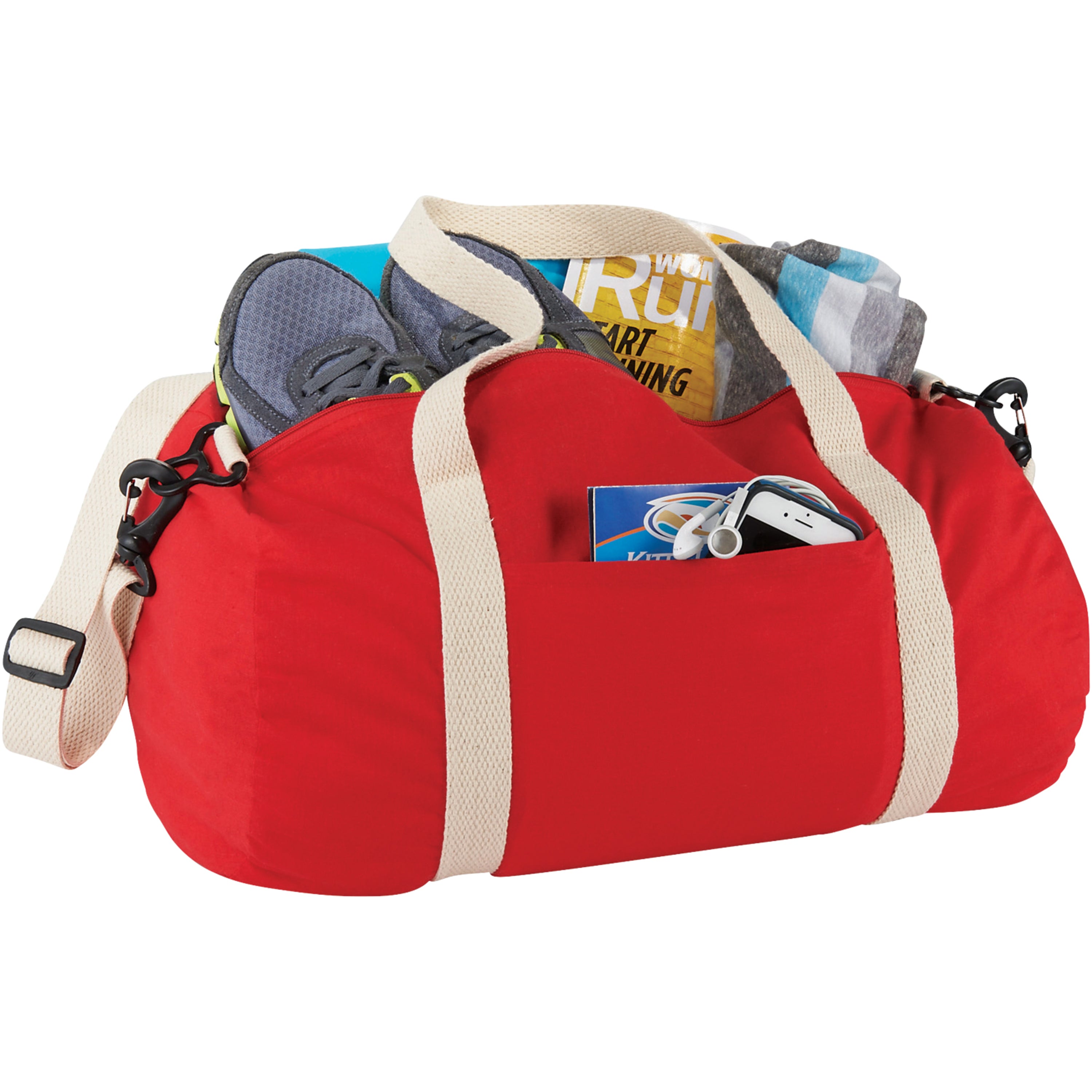 Cochichuate Cotton Barrel Duffle Bag