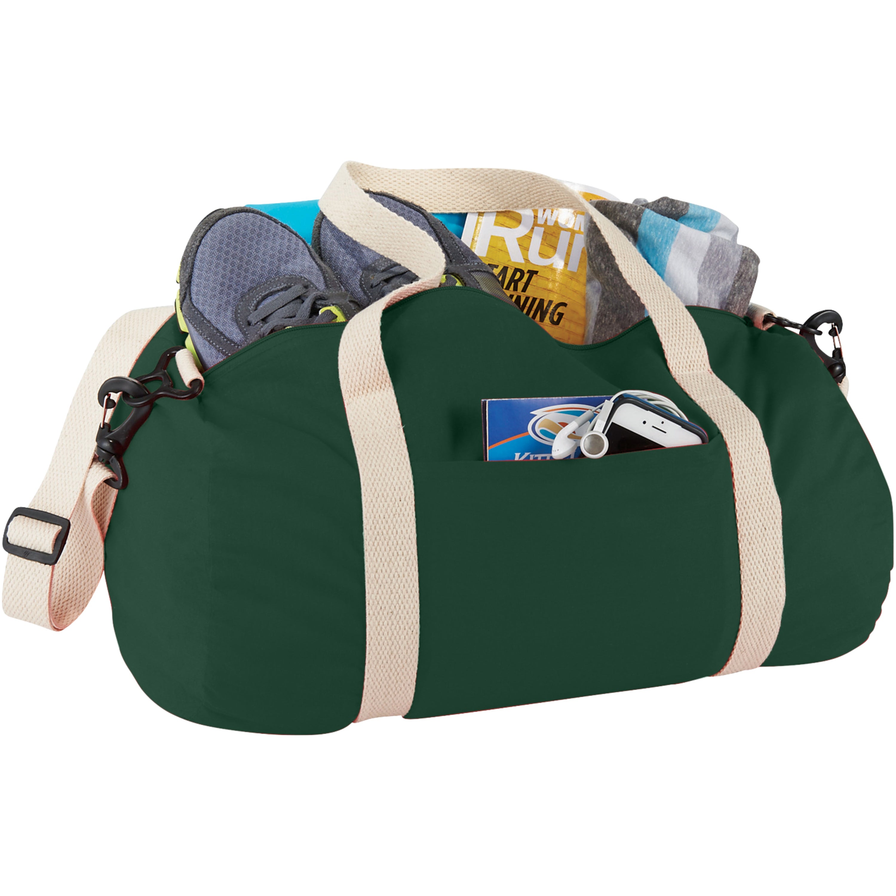 Cochichuate Cotton Barrel Duffle Bag
