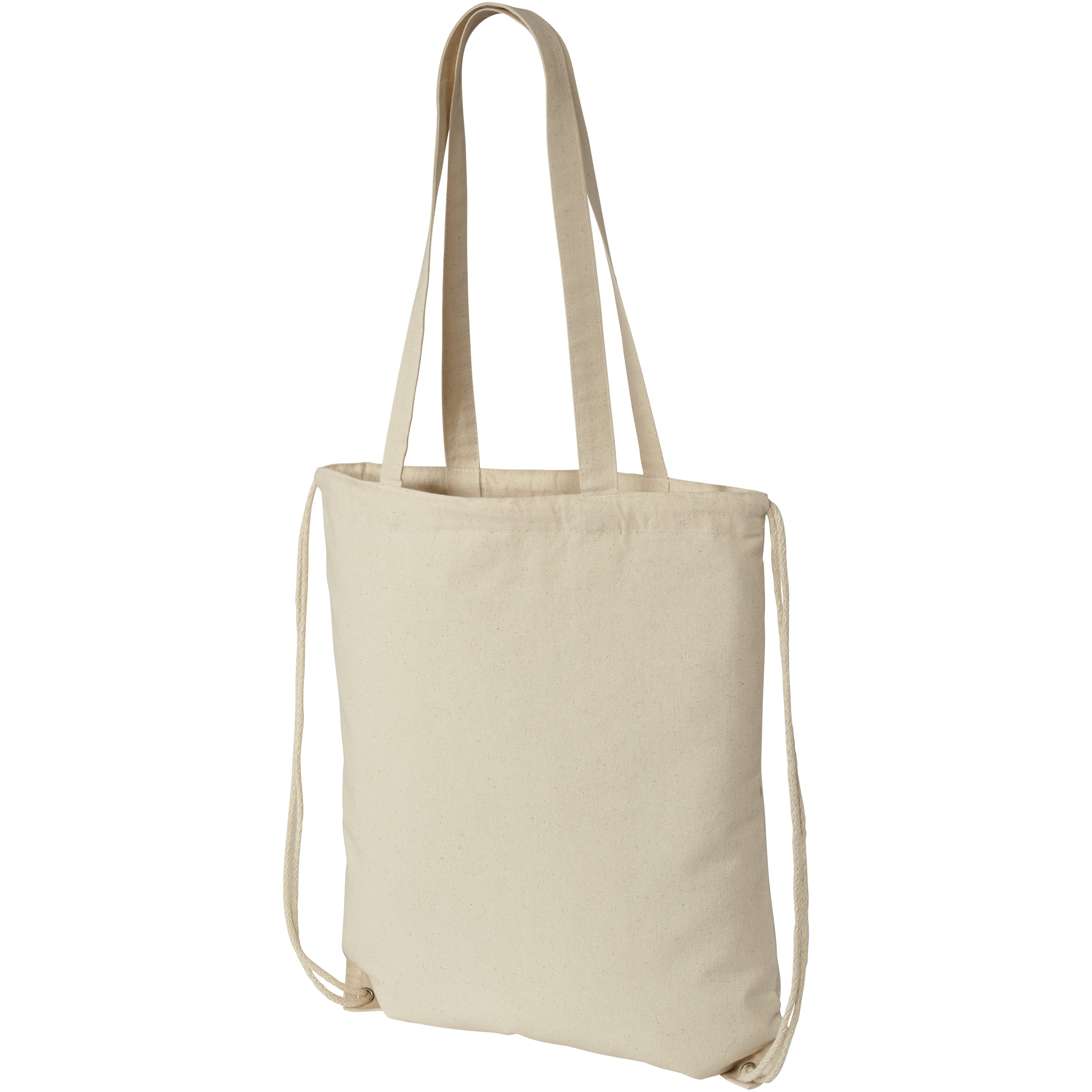 Eliza Long Handled Cotton Drawstring Bag