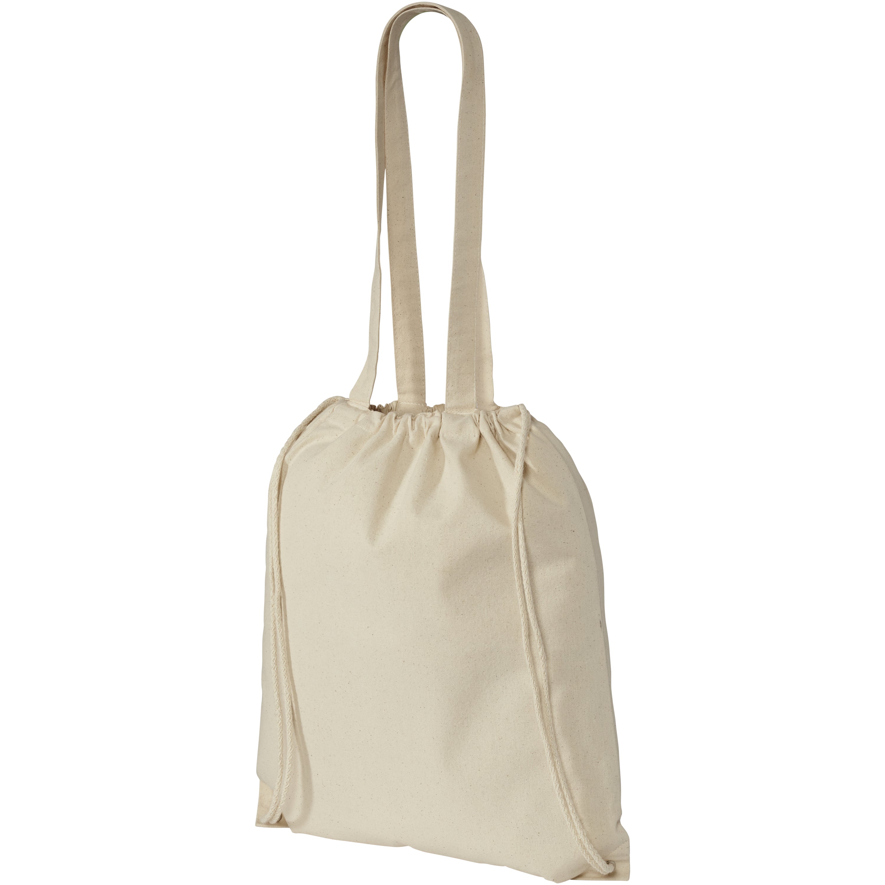 Eliza Long Handled Cotton Drawstring Bag