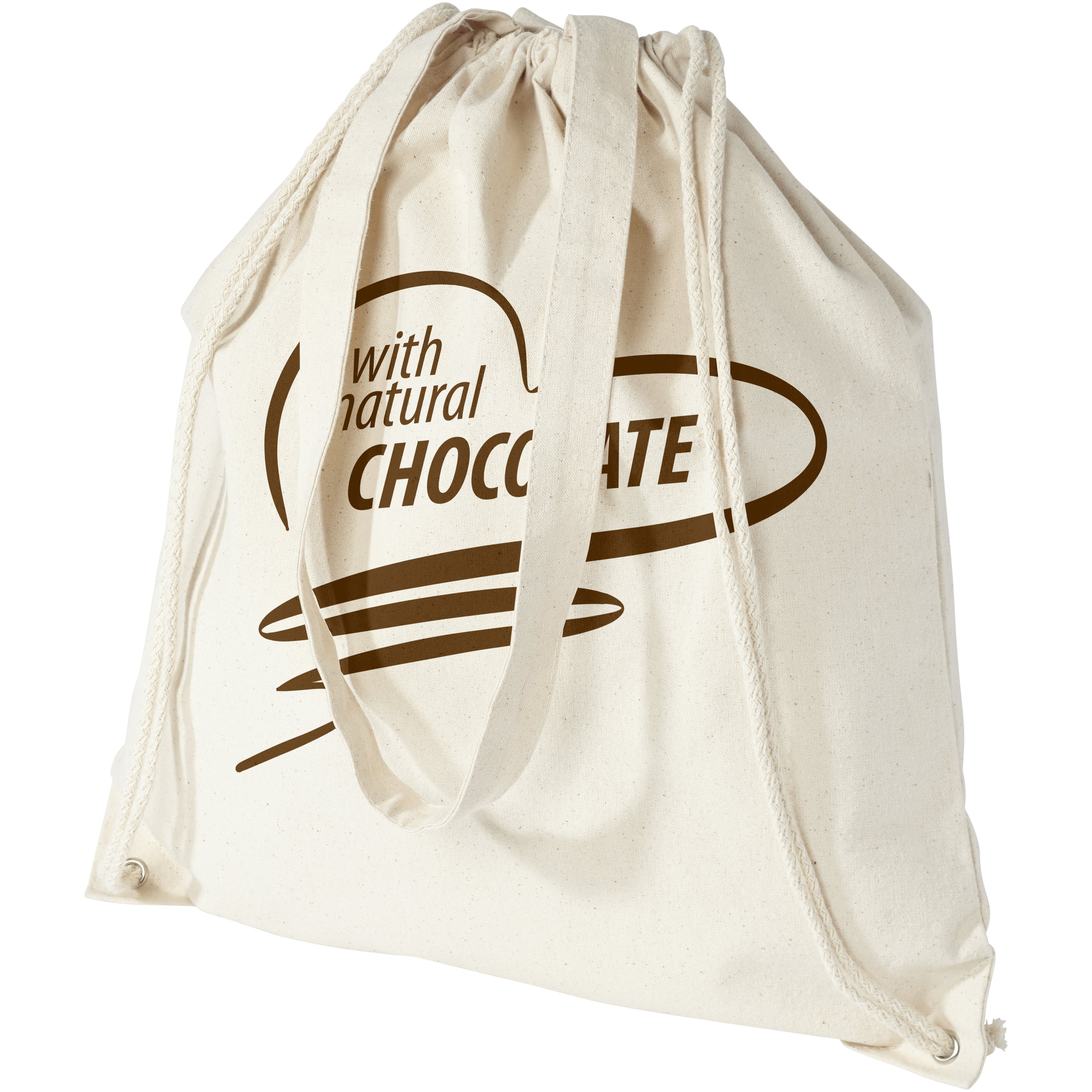 Eliza Long Handled Cotton Drawstring Bag