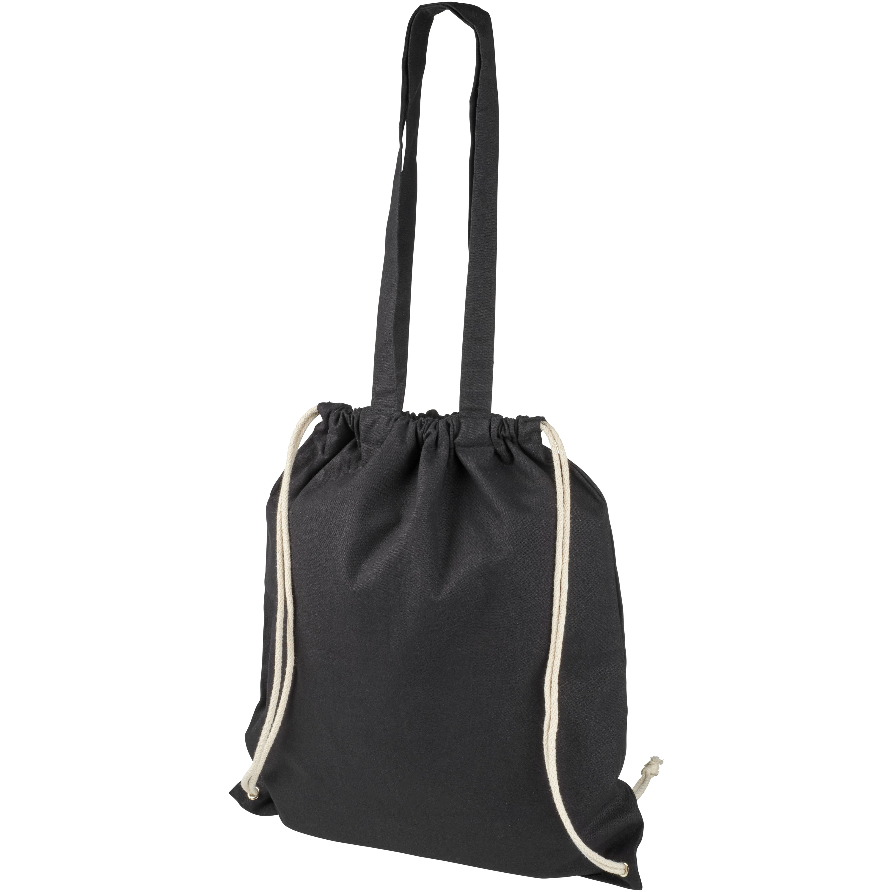 Eliza Long Handled Cotton Drawstring Bag