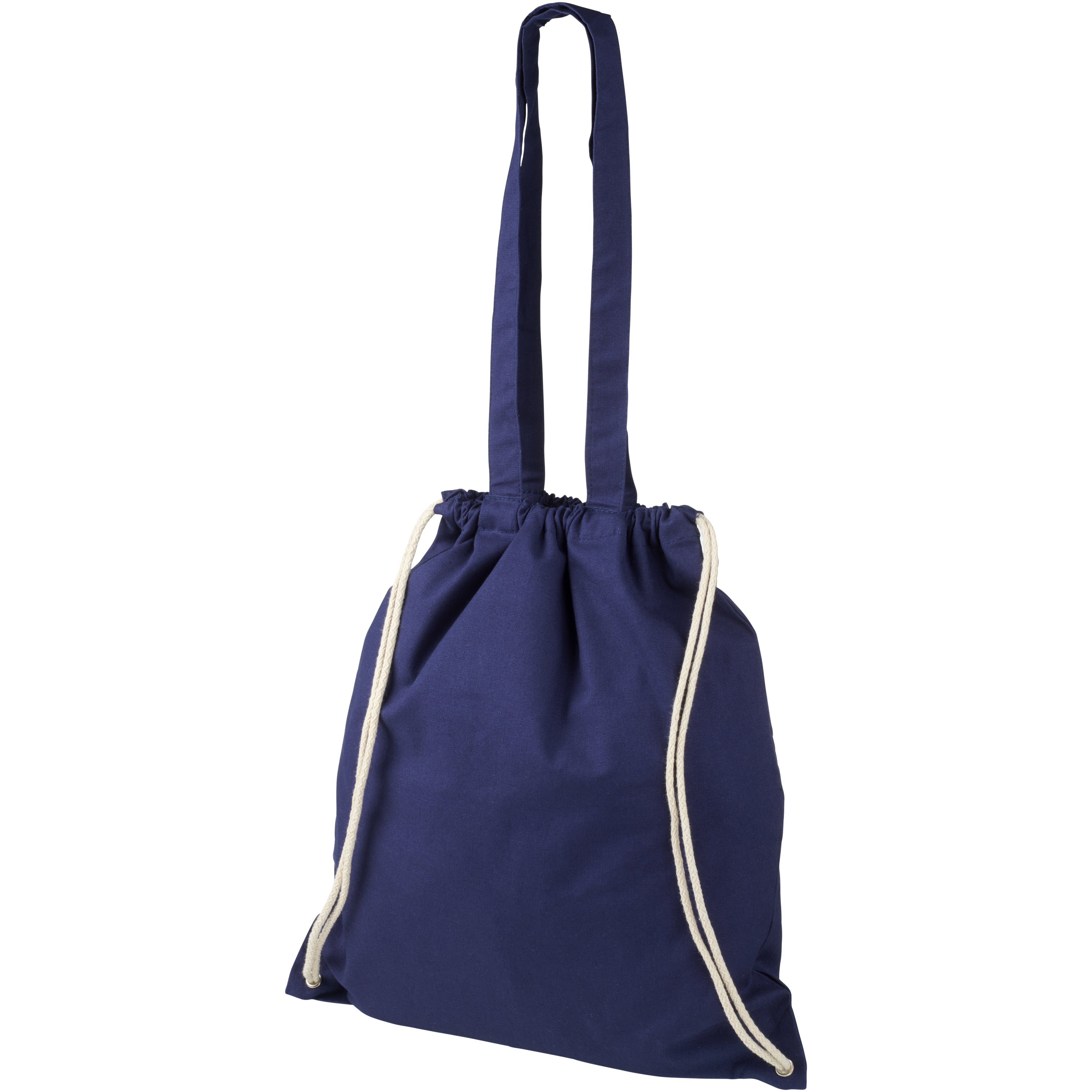 Eliza Long Handled Cotton Drawstring Bag