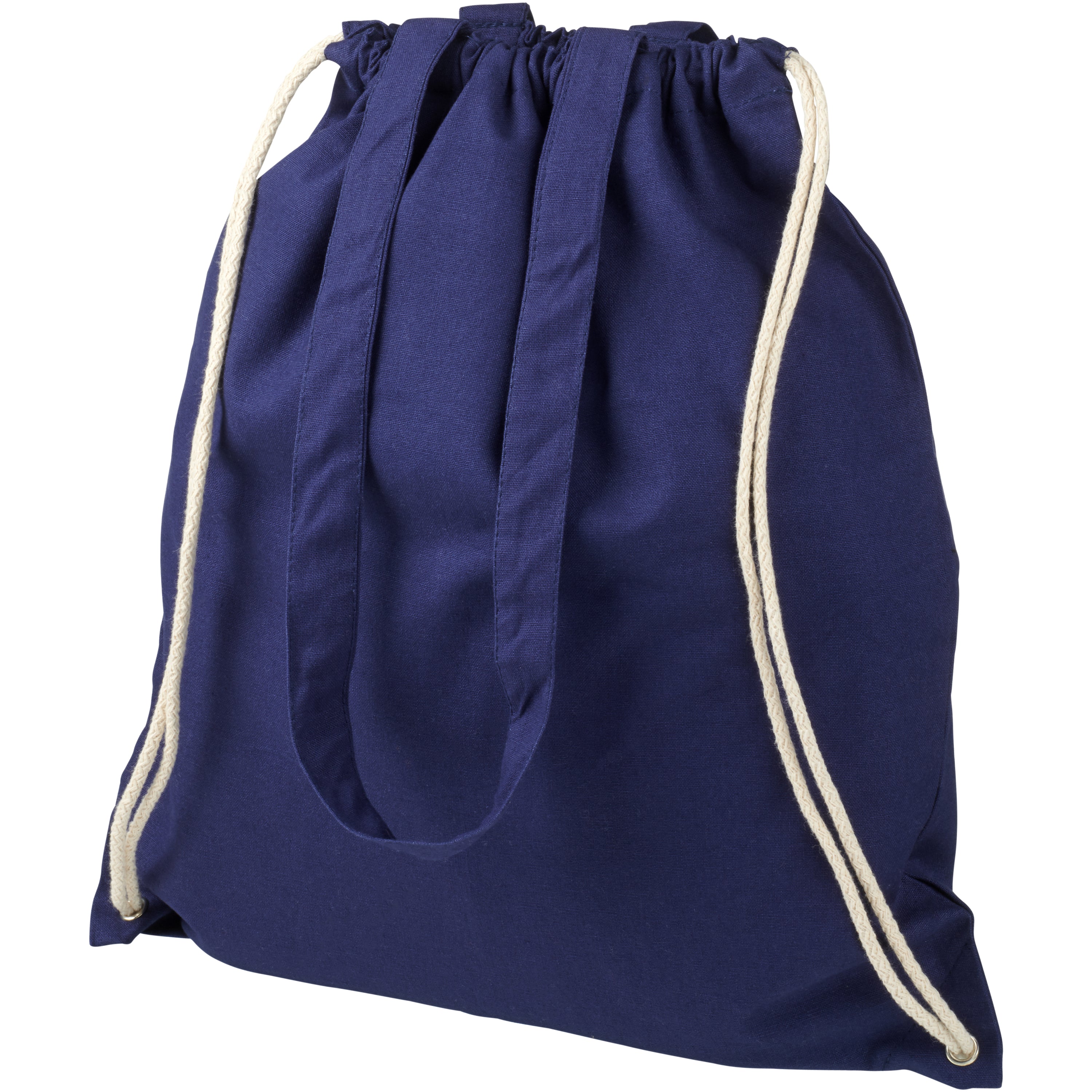 Eliza Long Handled Cotton Drawstring Bag