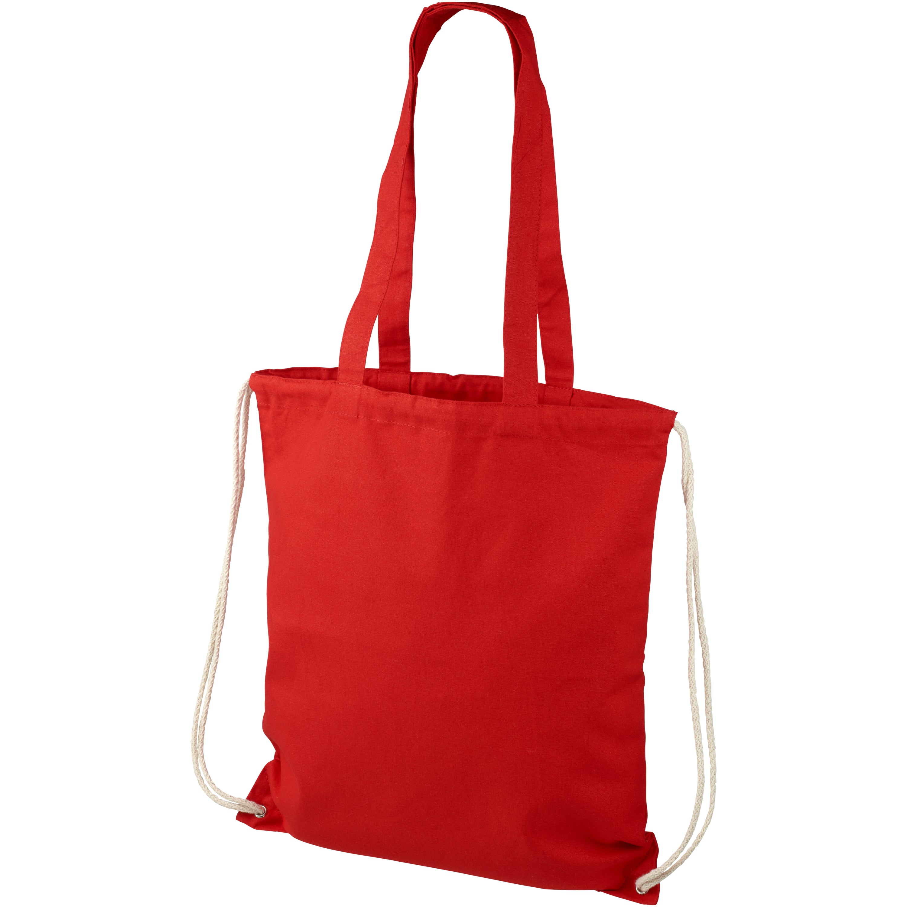 Eliza Long Handled Cotton Drawstring Bag