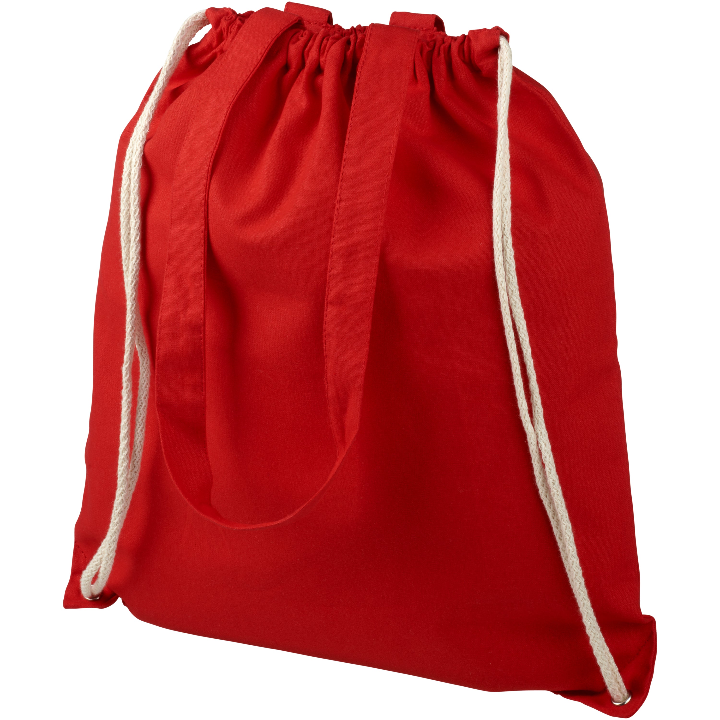 Eliza Long Handled Cotton Drawstring Bag