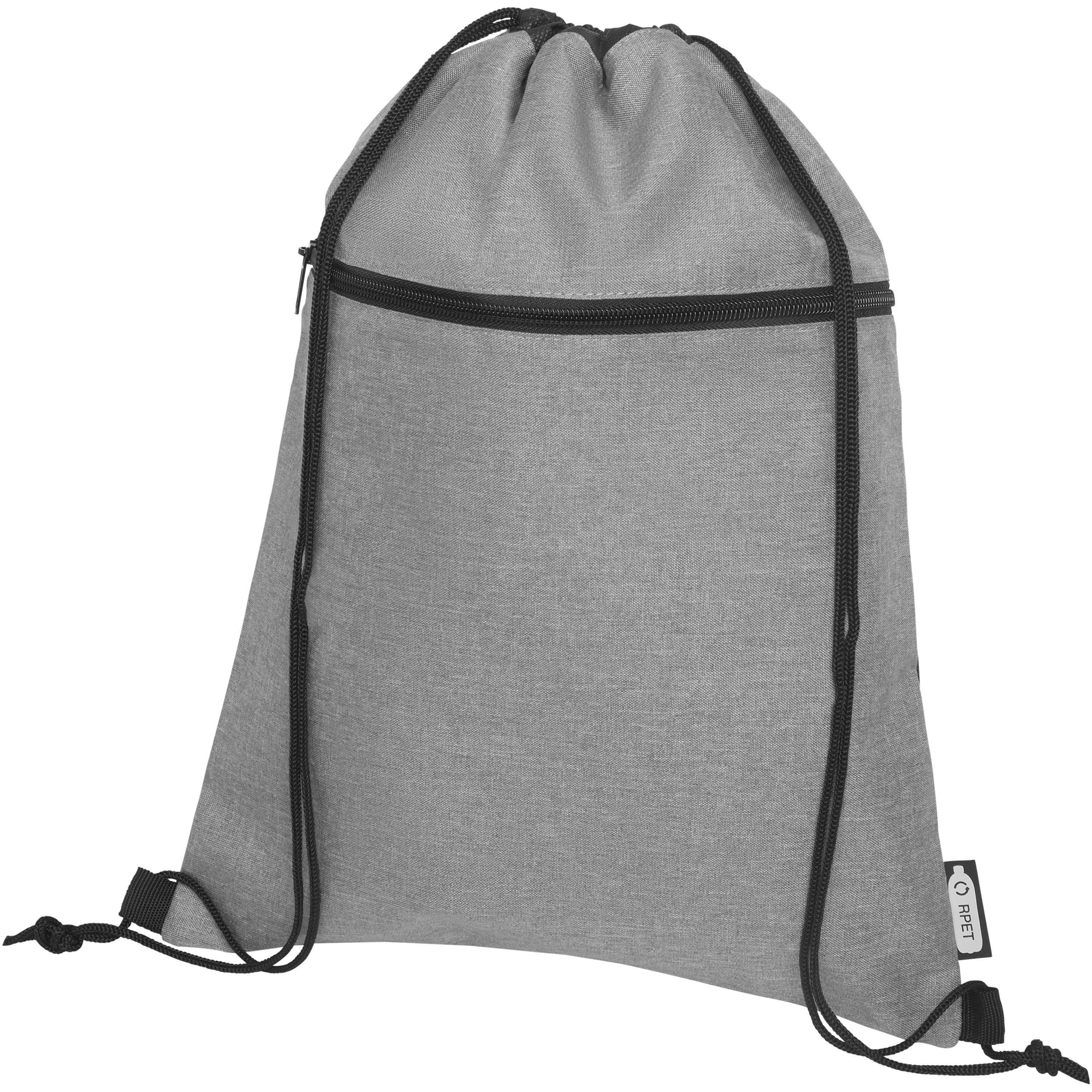 Ross Recycled Heathered Drawstring Bag