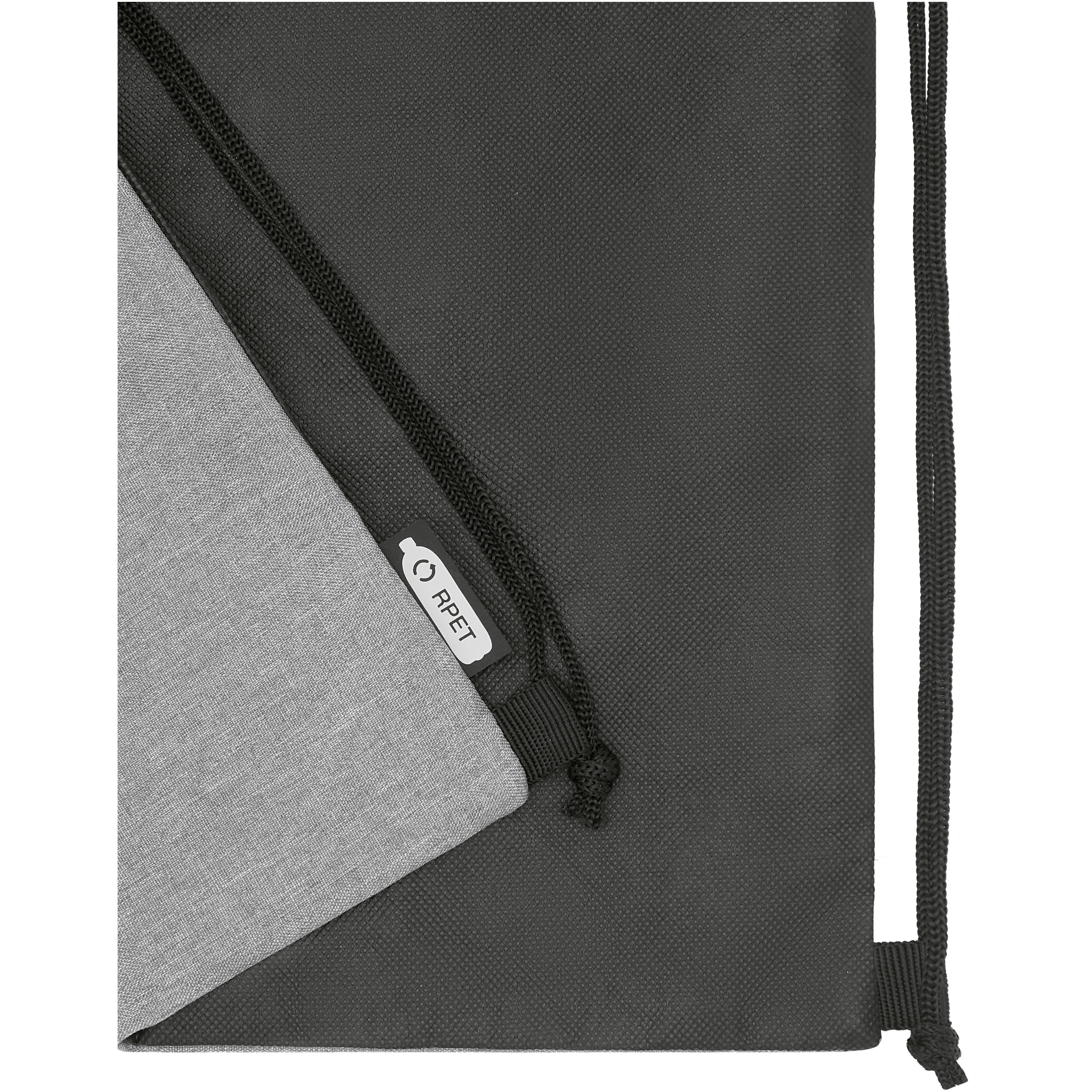 Ross Recycled Heathered Drawstring Bag