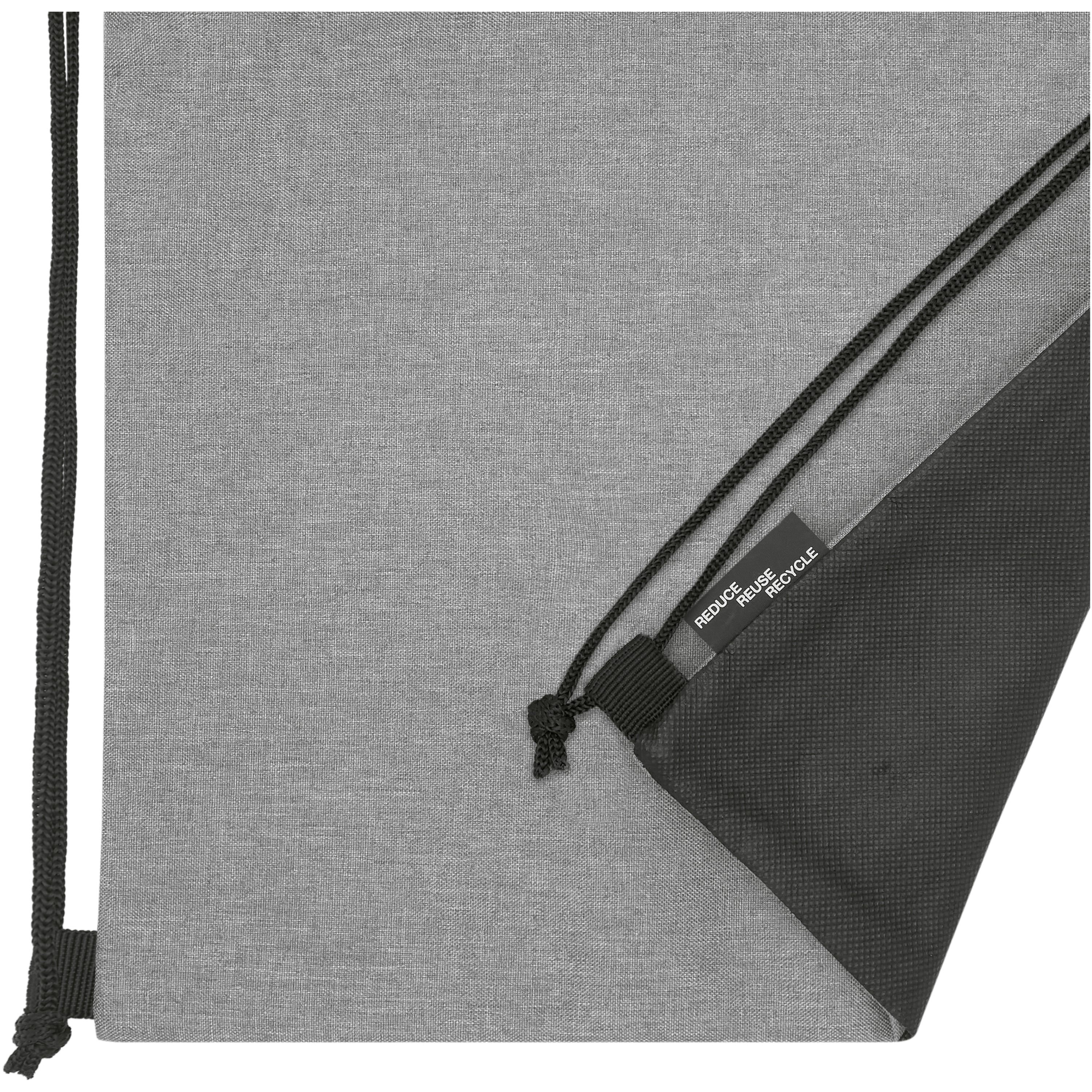 Ross Recycled Heathered Drawstring Bag