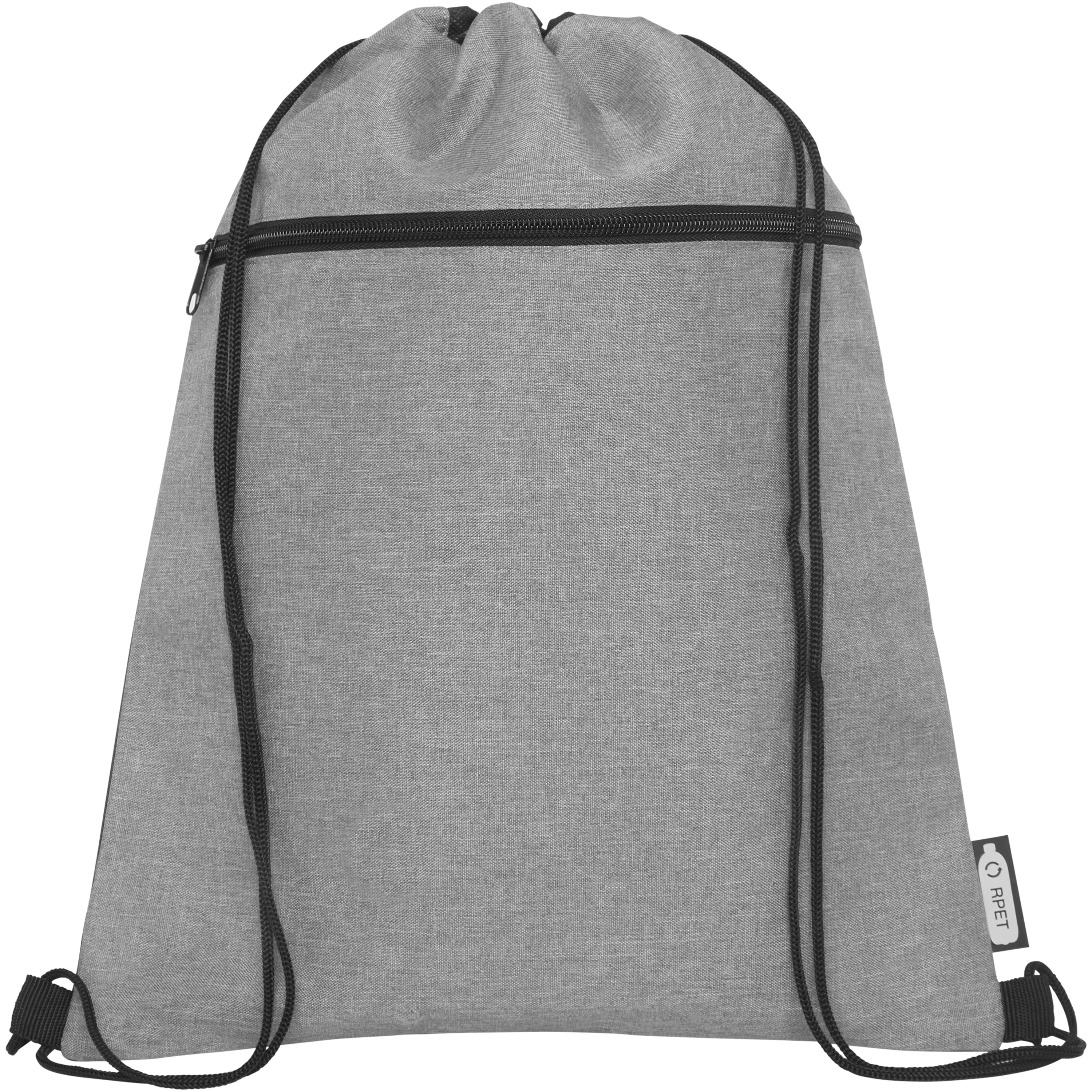 Ross Recycled Heathered Drawstring Bag