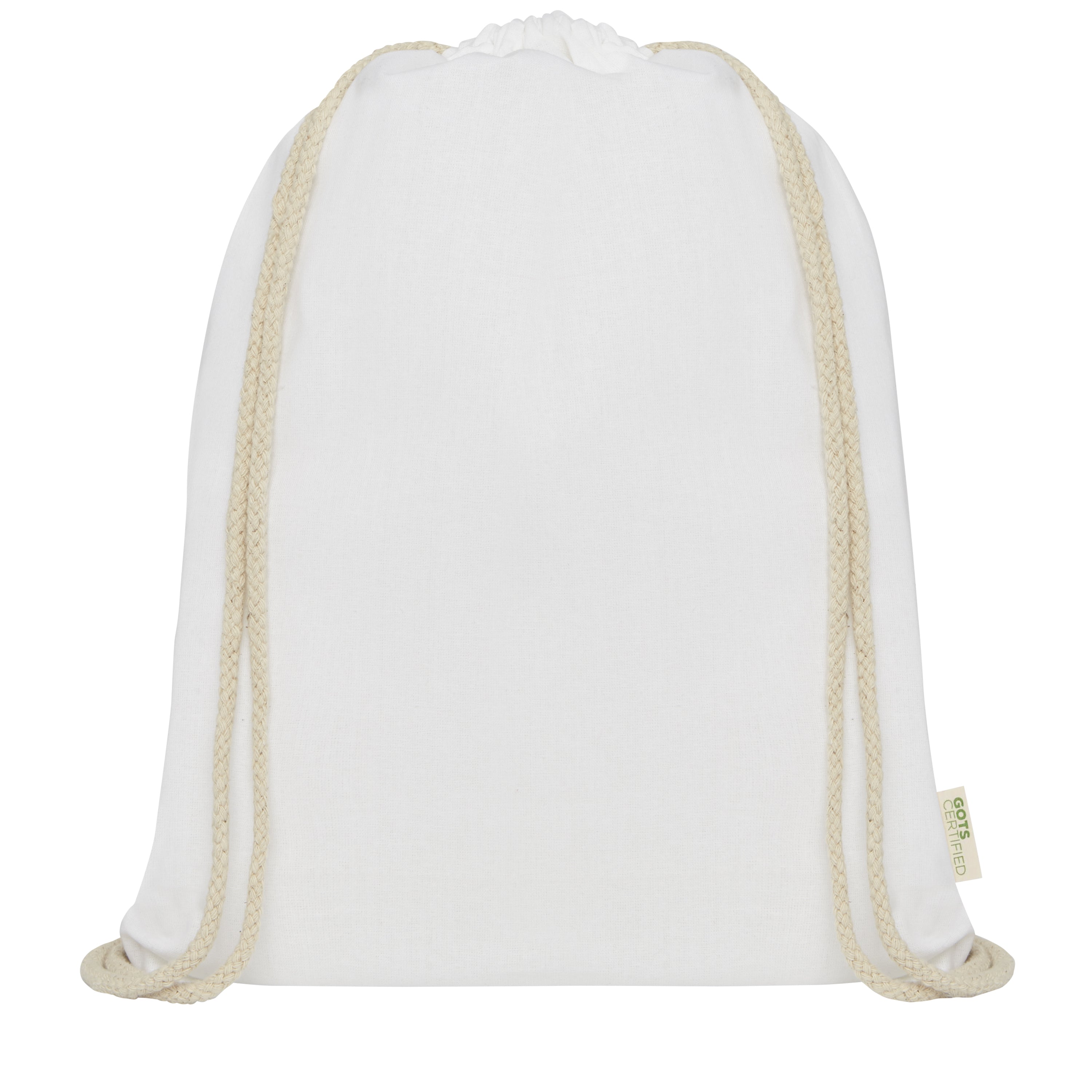 Orissa Organic Cotton Drawstring Backpack