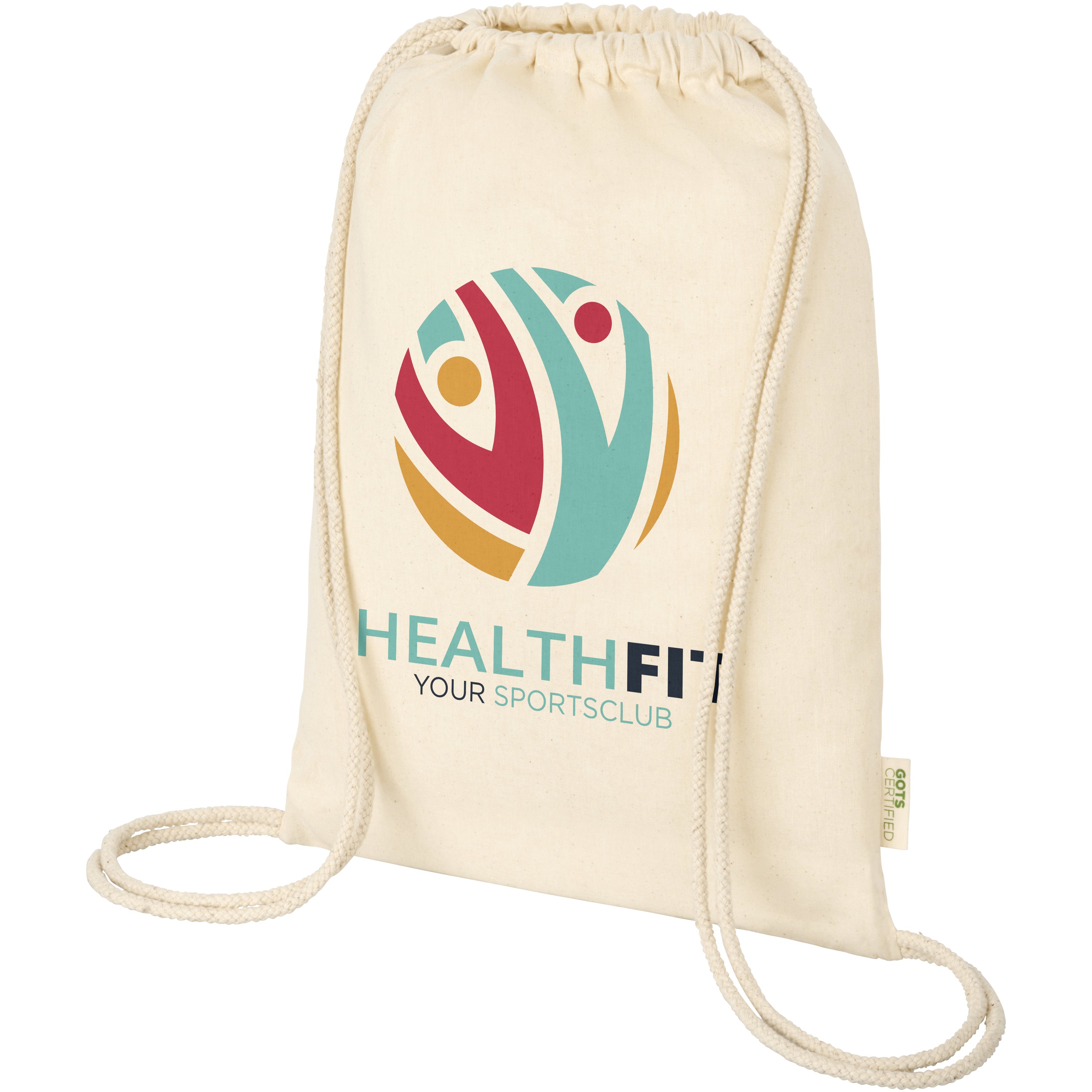 Orissa Organic Cotton Drawstring Backpack