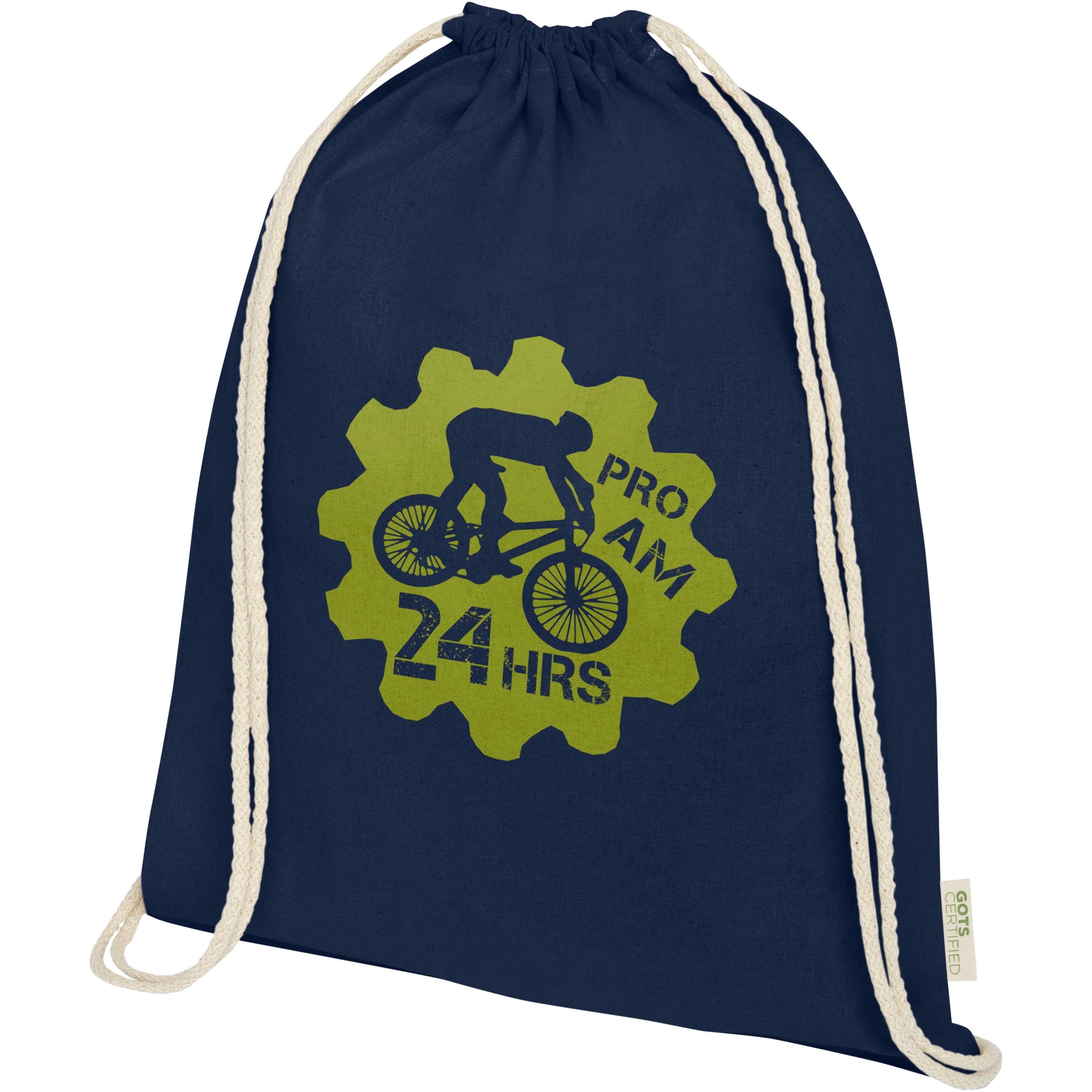 Orissa Organic Cotton Drawstring Backpack