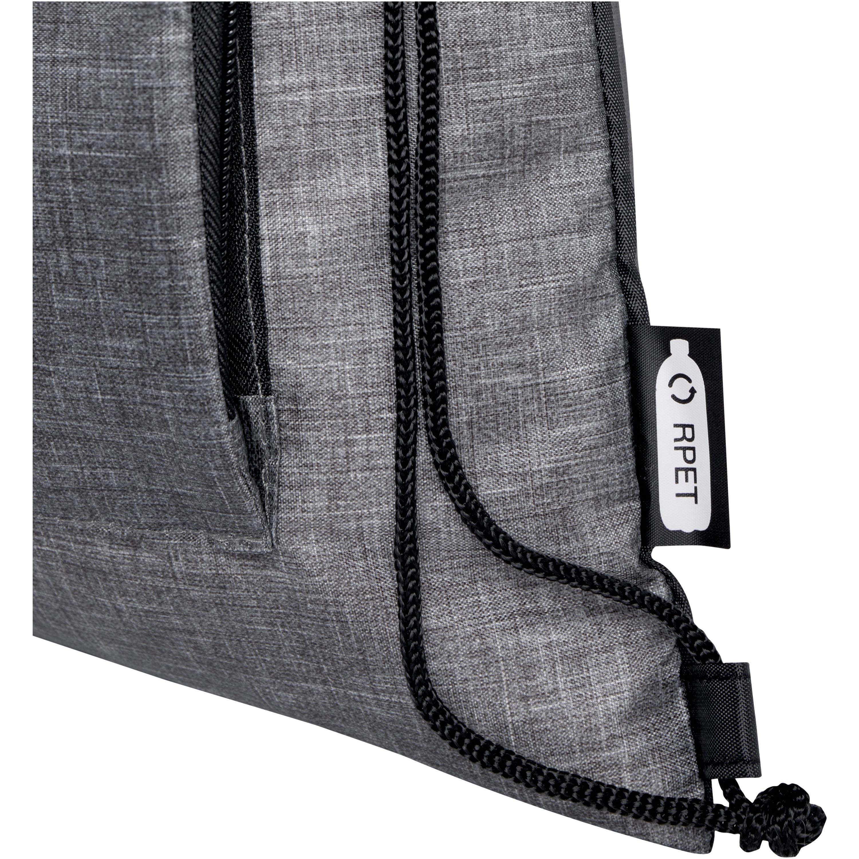 Ash Recycled Foldable Drawstring Bag