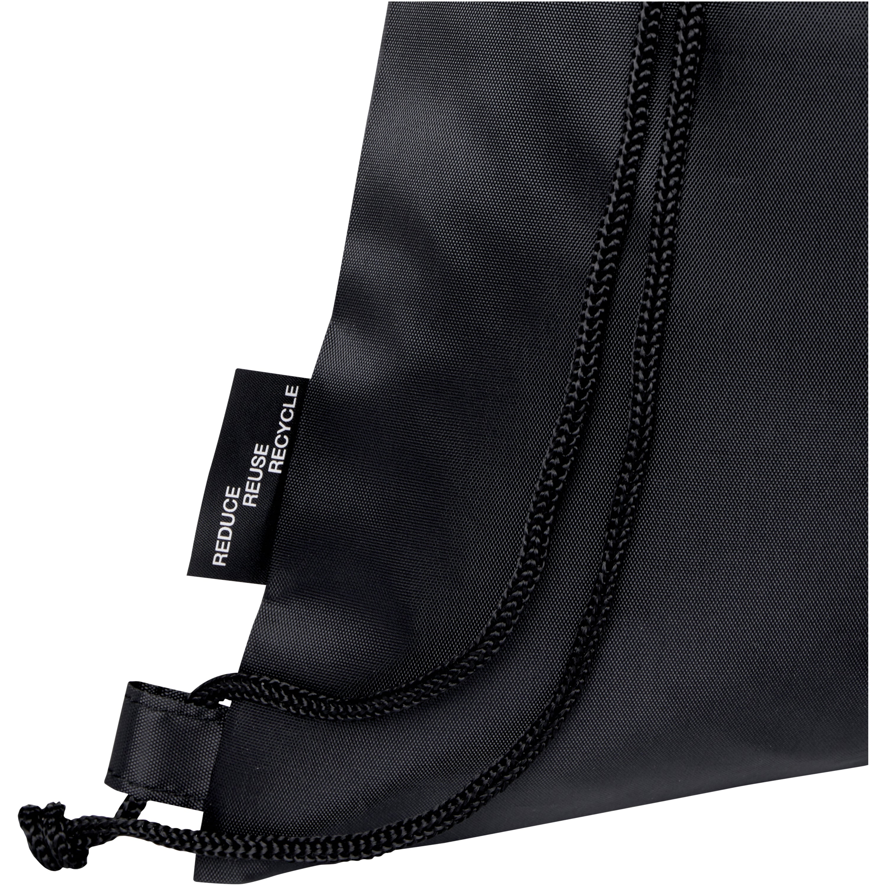 Ash Recycled Foldable Drawstring Bag
