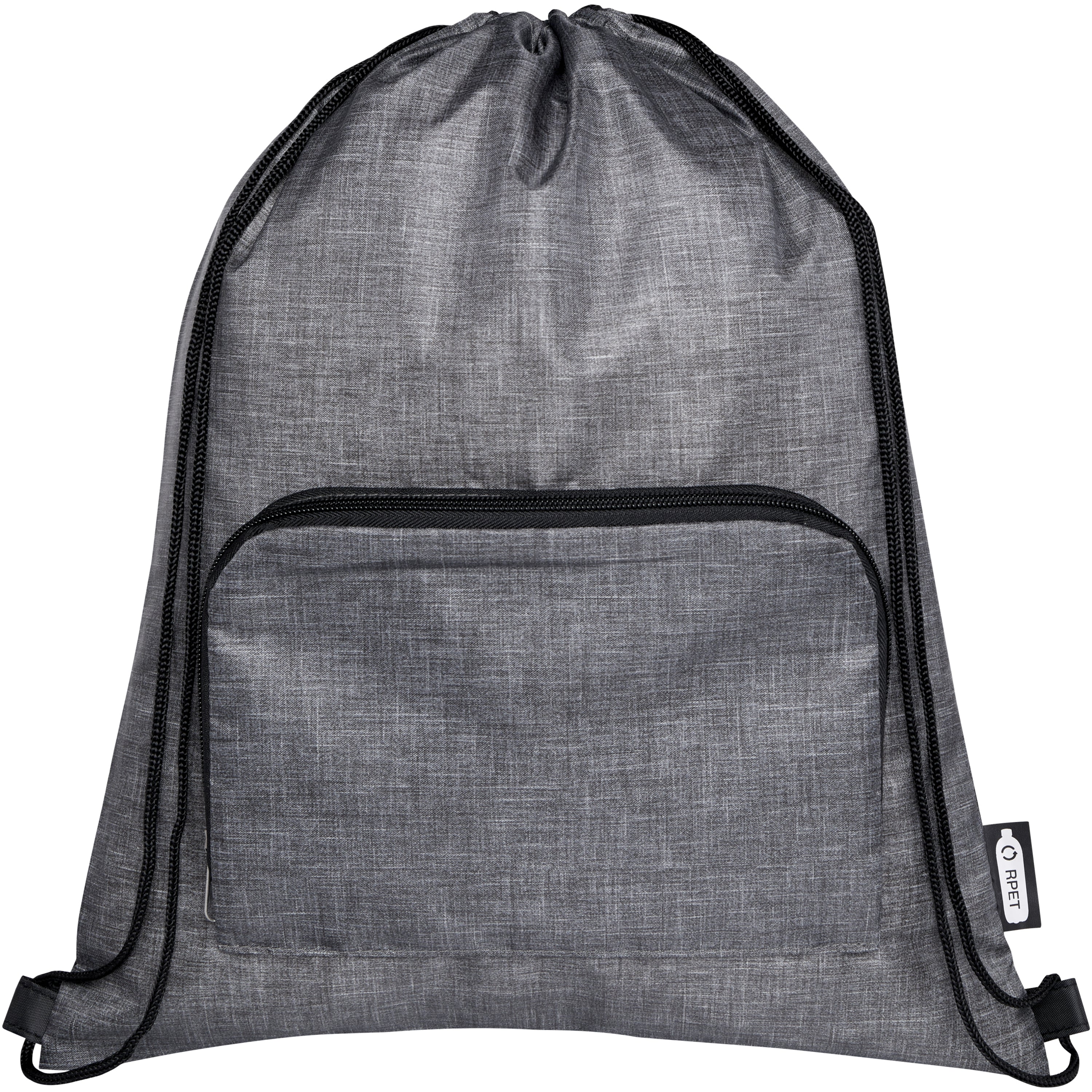 Ash Recycled Foldable Drawstring Bag