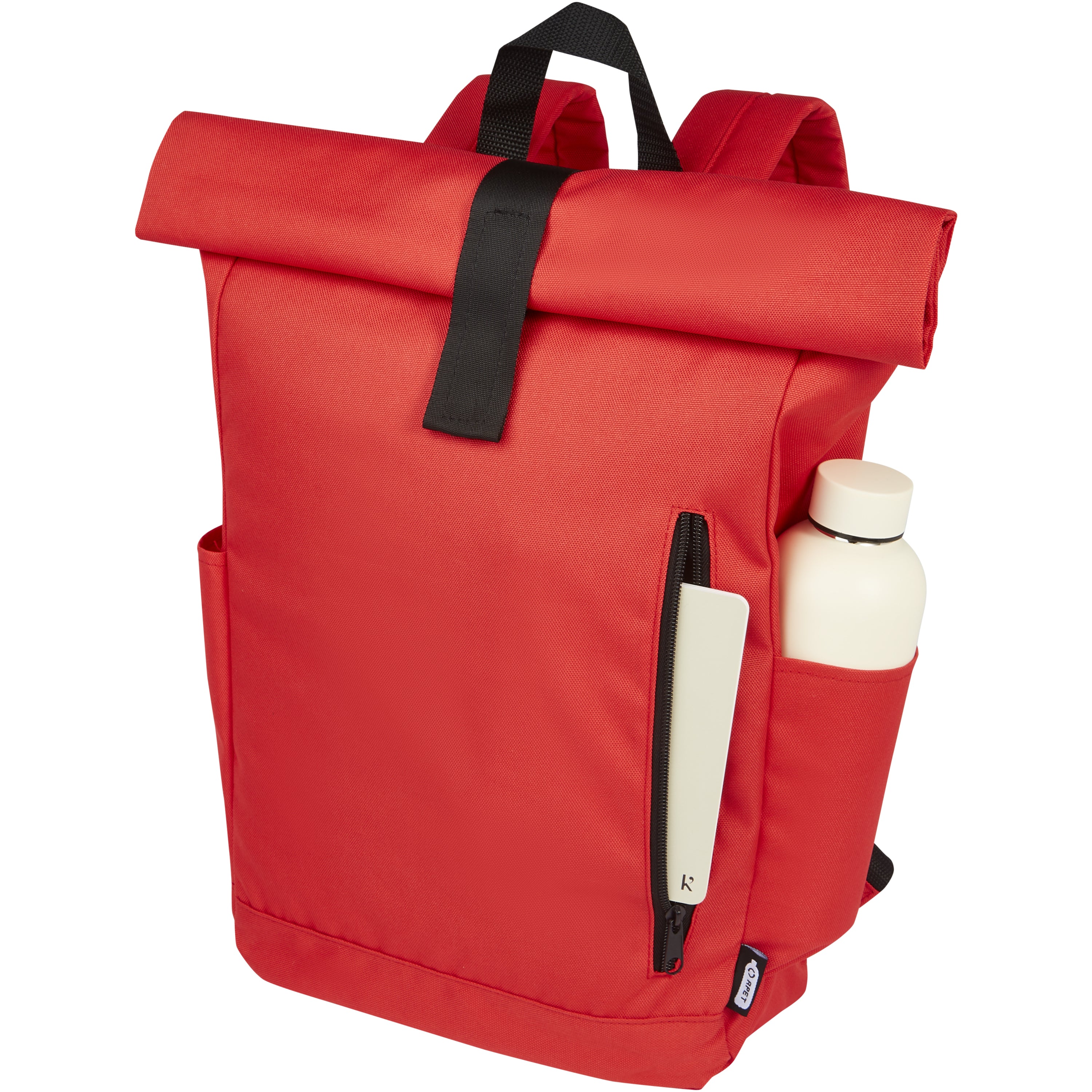 Byron Recycled Polyester Rolltop Backpack